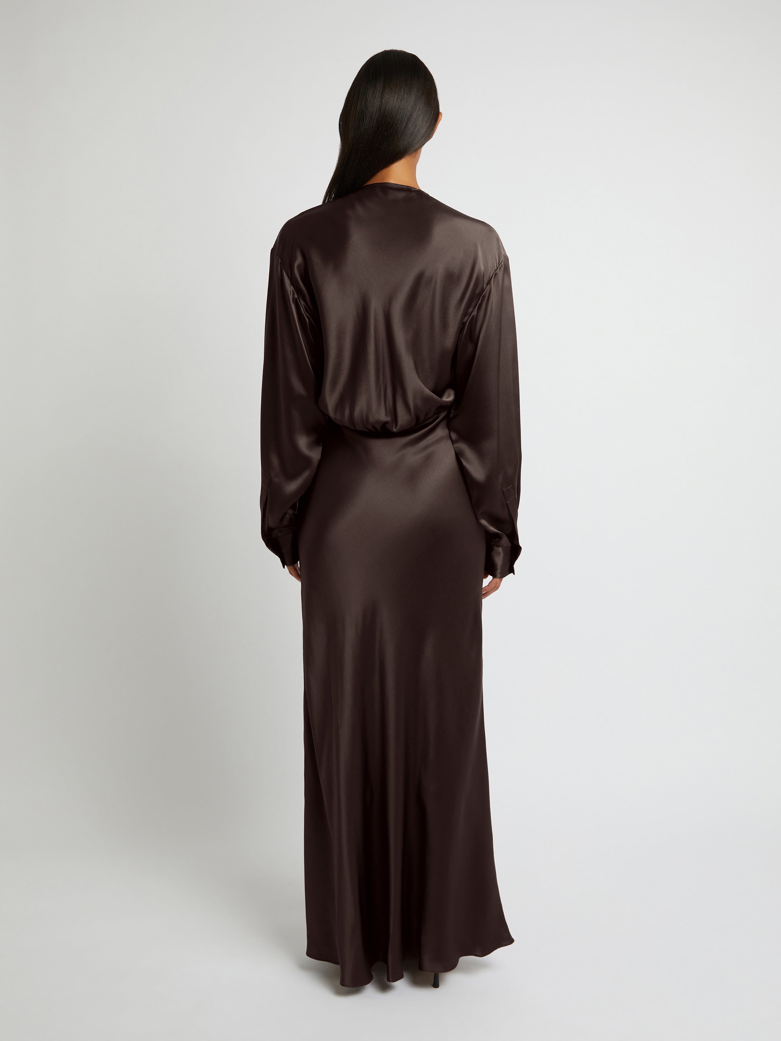 Triquetra Front Tie Shirt Dress