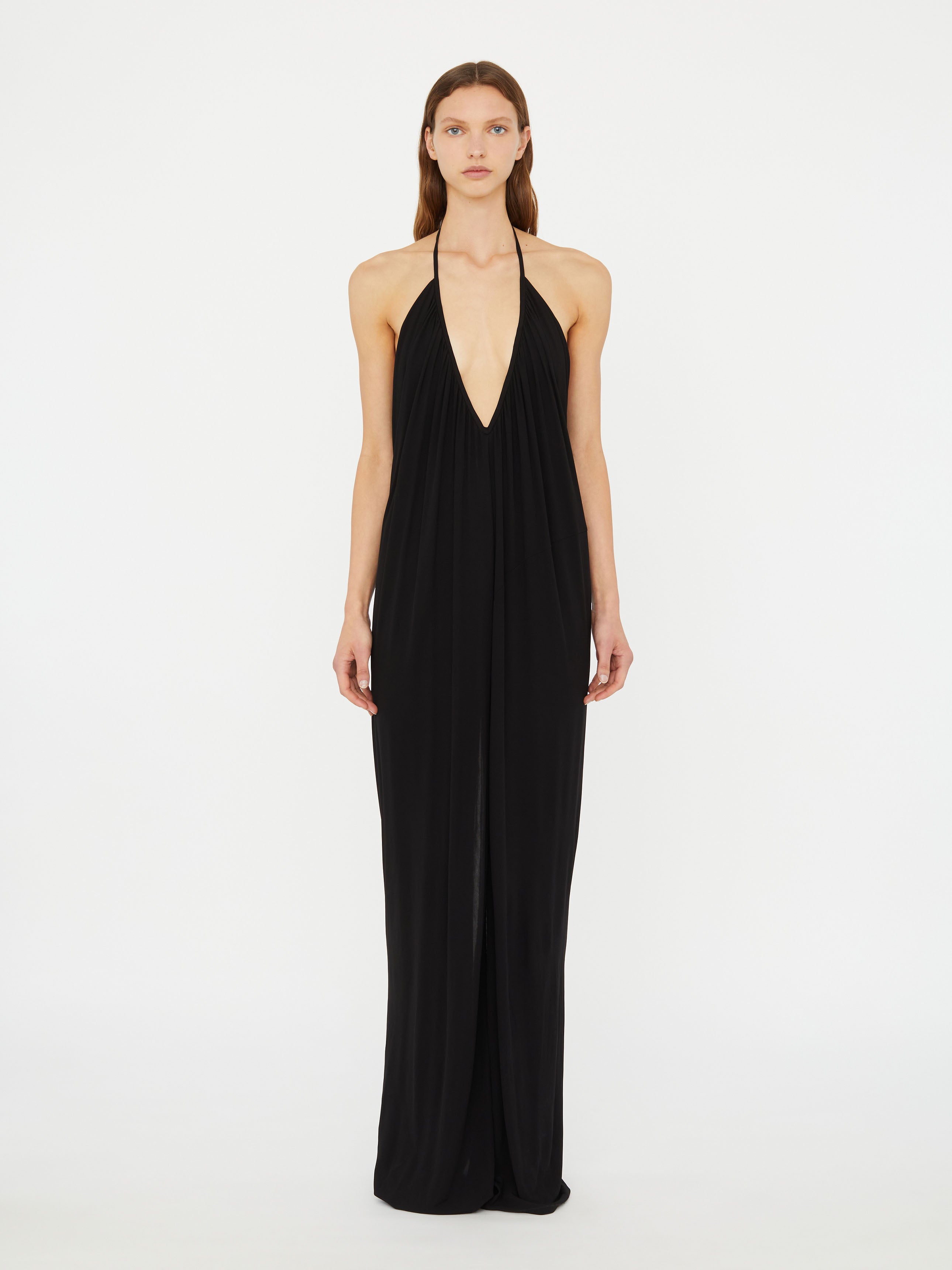 Cowled Halter Jumpsuit
