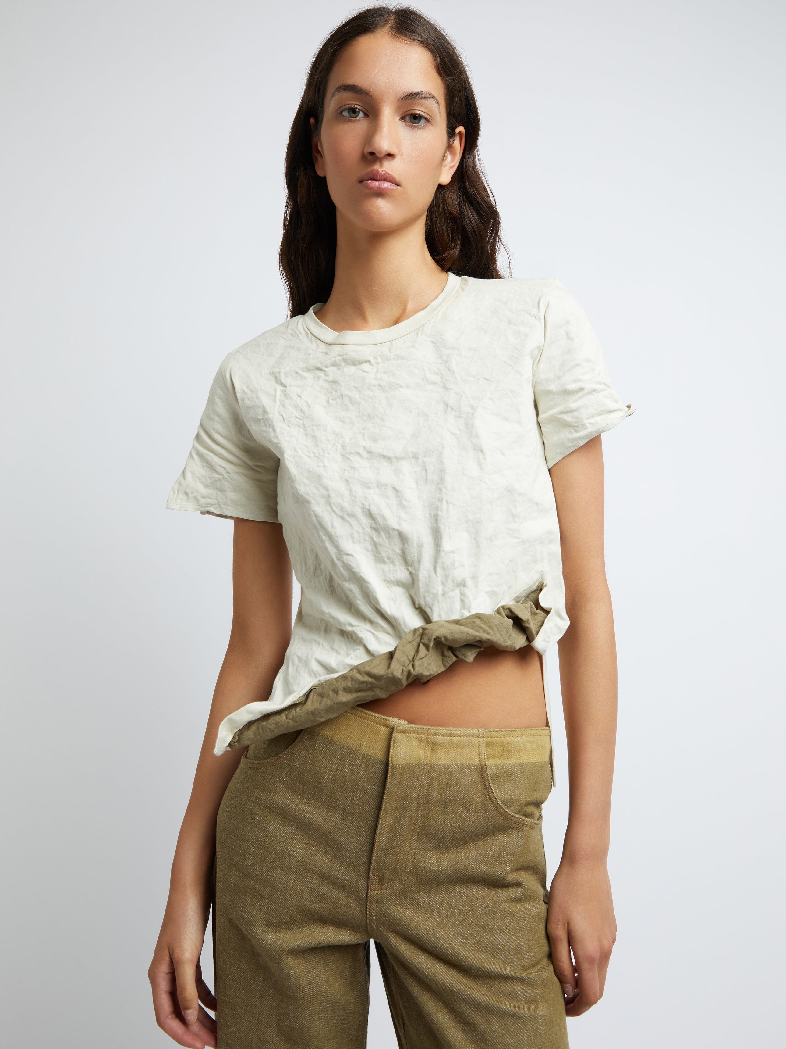 Nacreous Crushed Tee