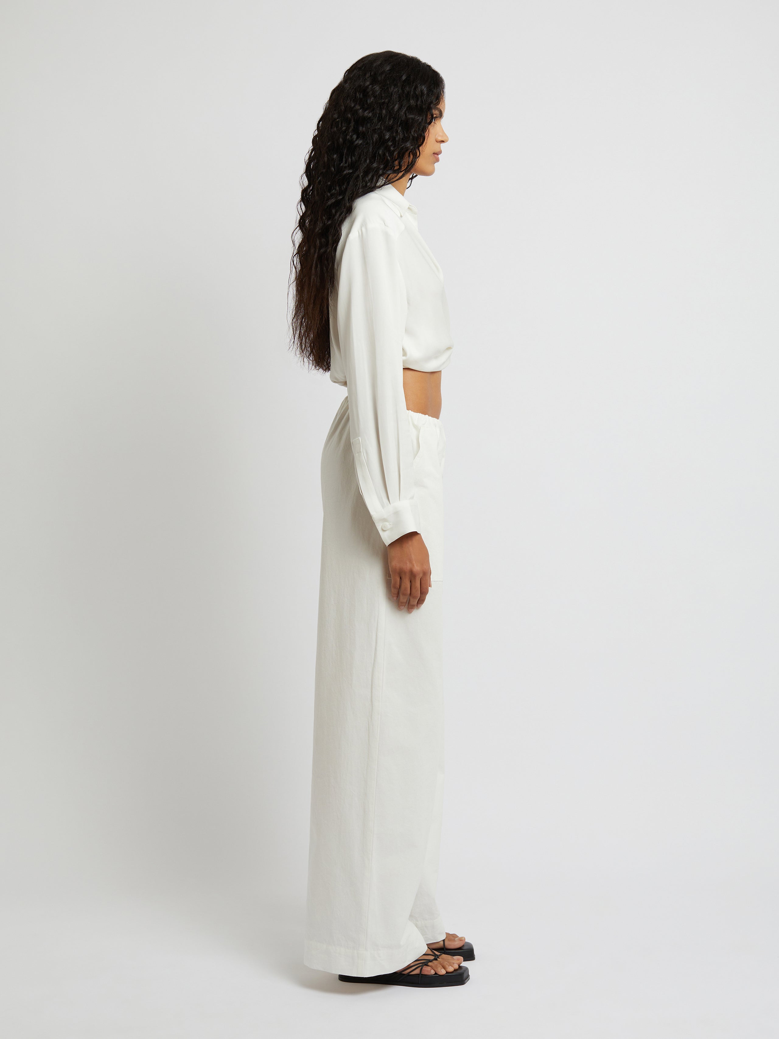 Wrapped Crop Shirt
