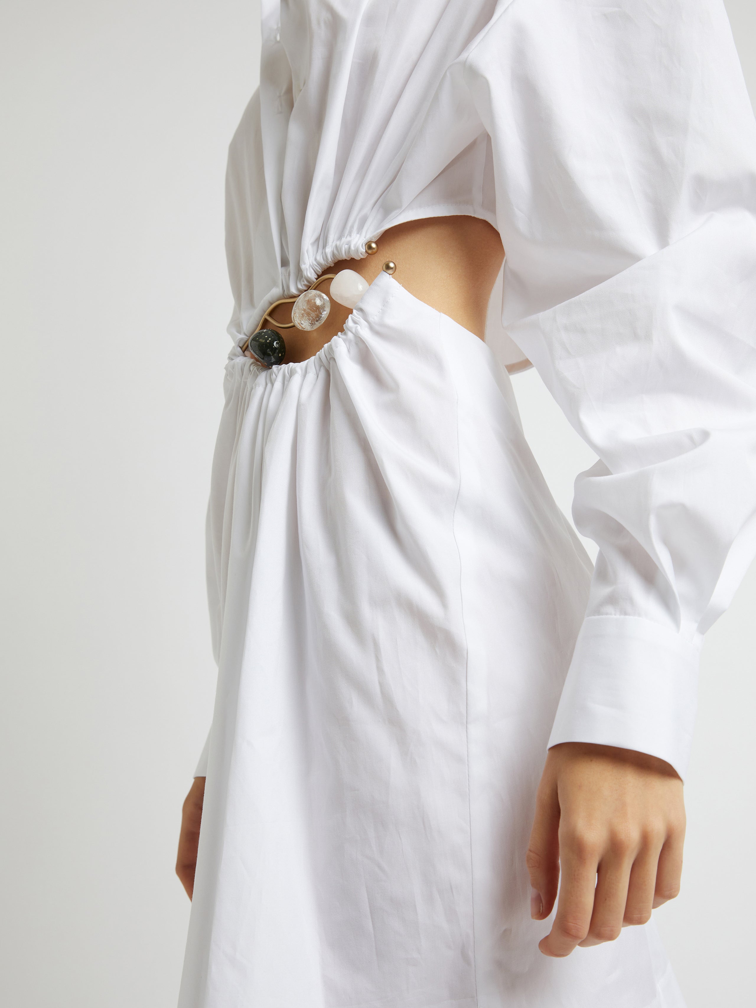 Folia Float Buckle Shirt Dress