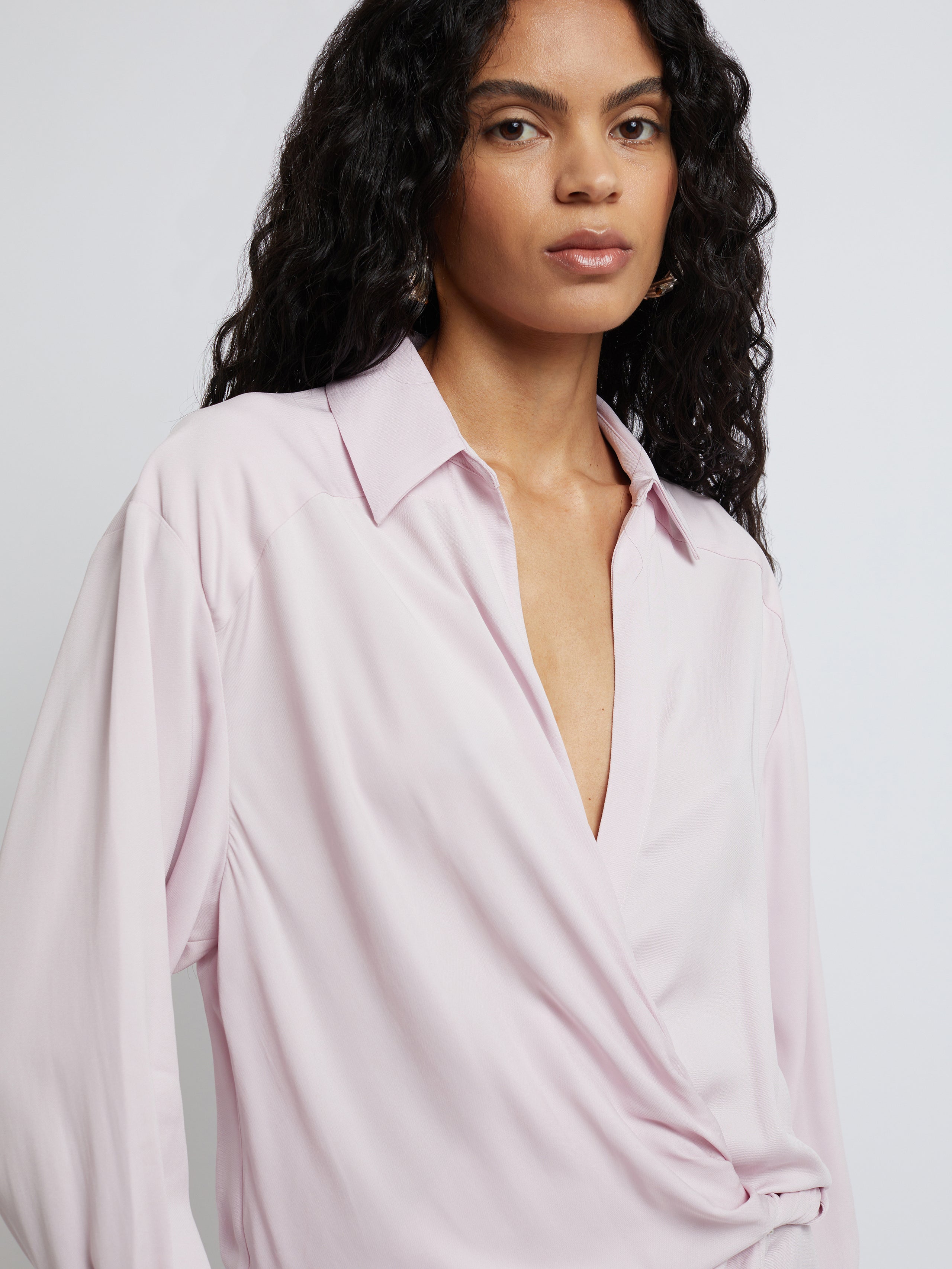 Wrapped Shirt Dress