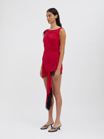 Galathea Asymmetric Micro Dress