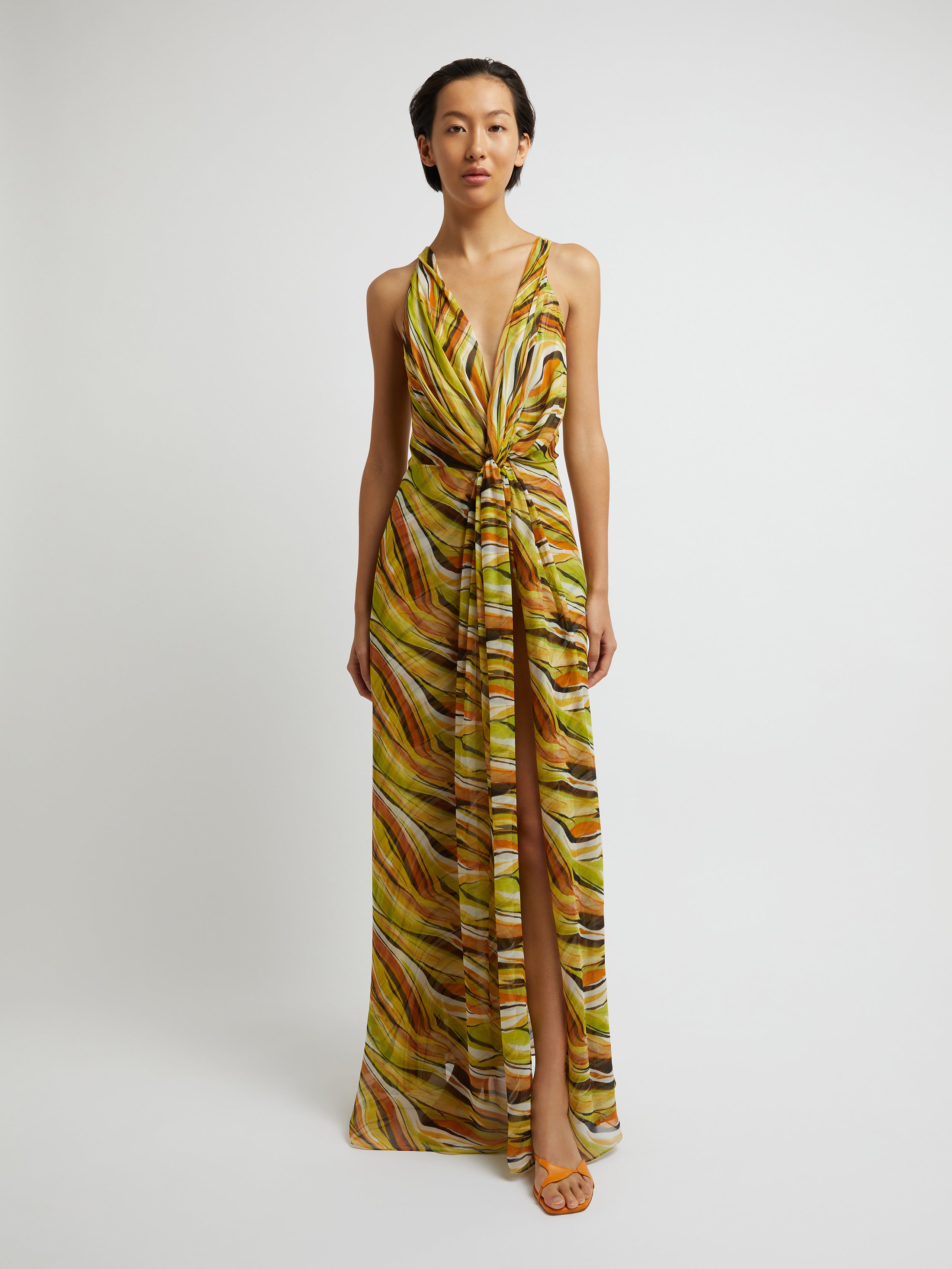 Folia Interlocked Silk Dress