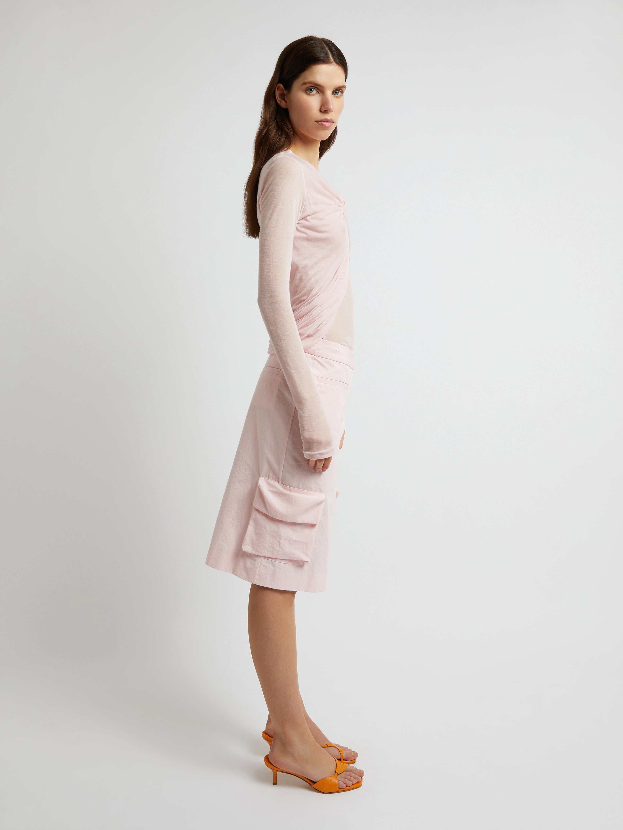 Trochiatide Long Sleeve Twist Top
