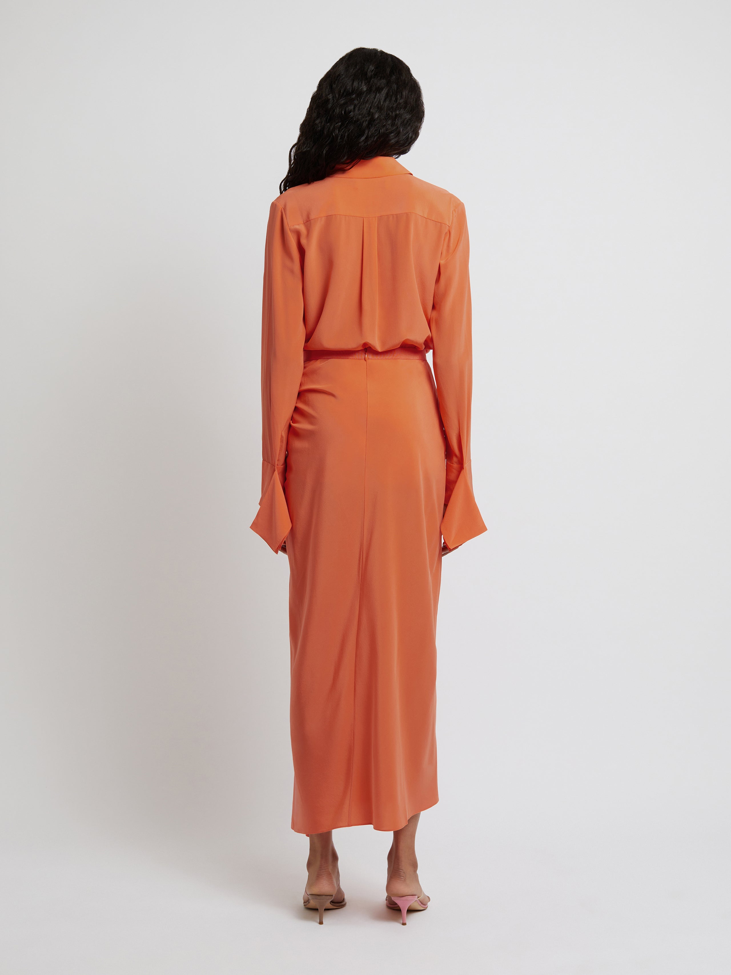 Inclined Gathered Skirt