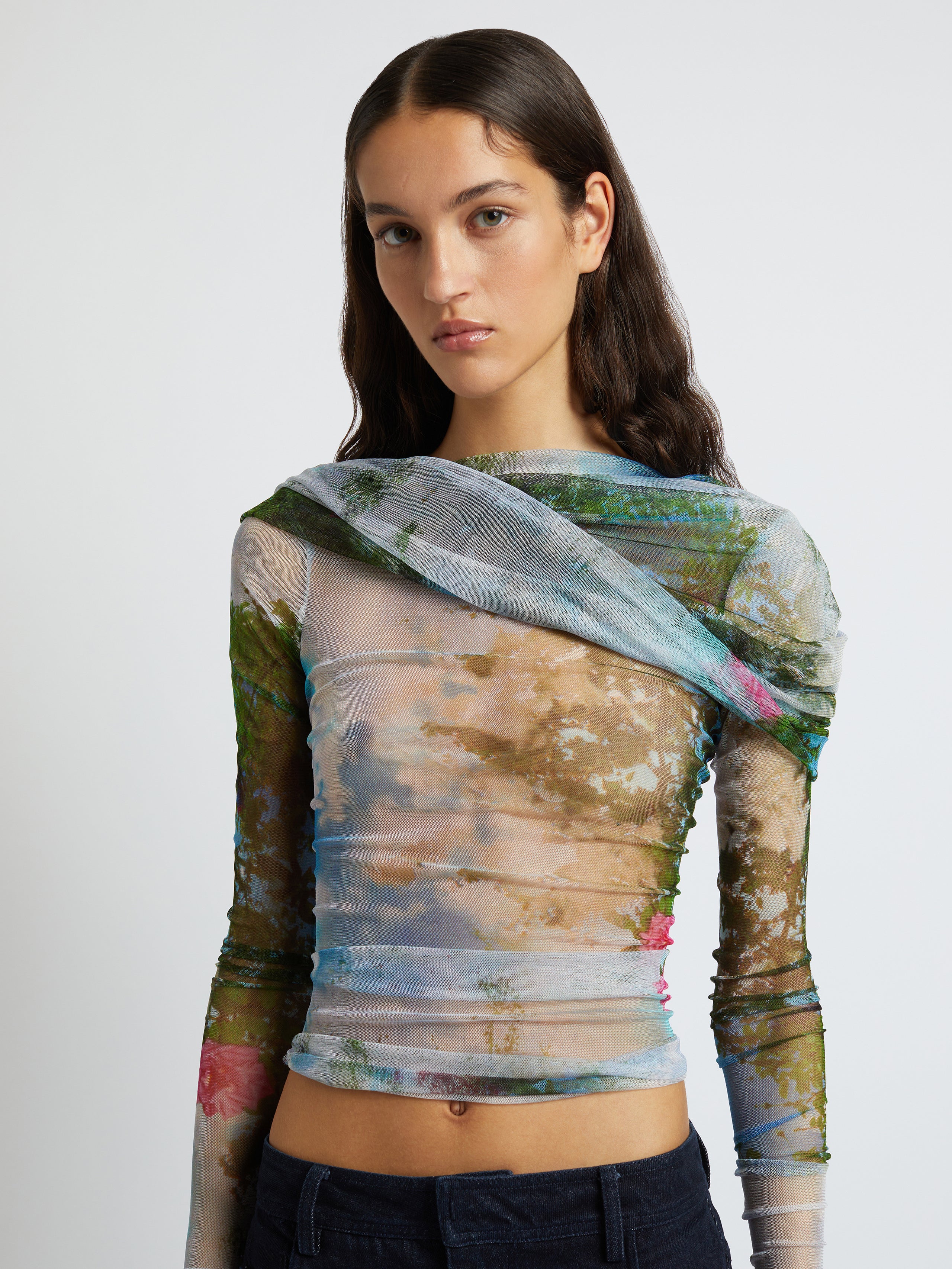 Lucid Veiled Top