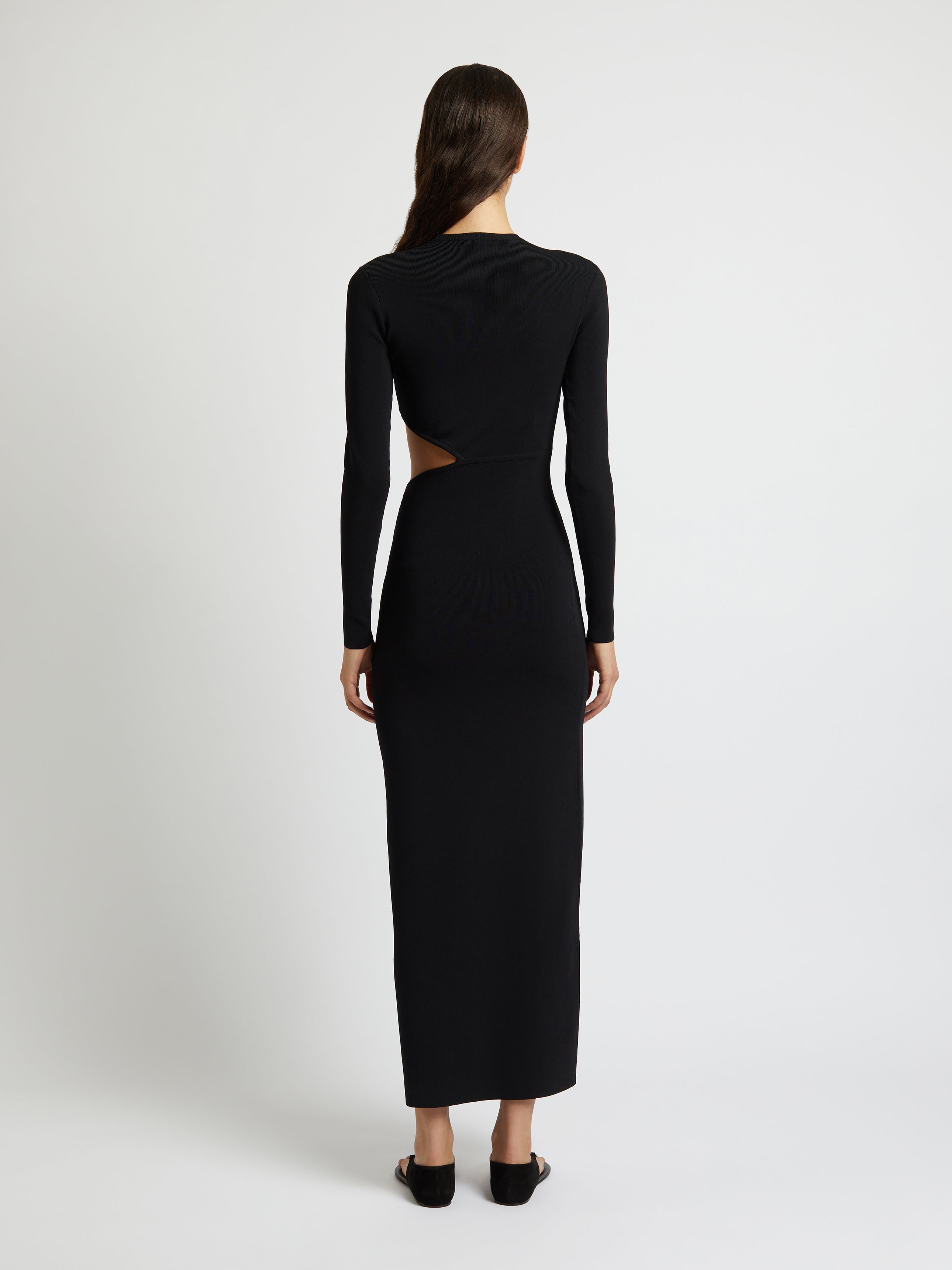 Salacia Wire Long Sleeve Column Dress