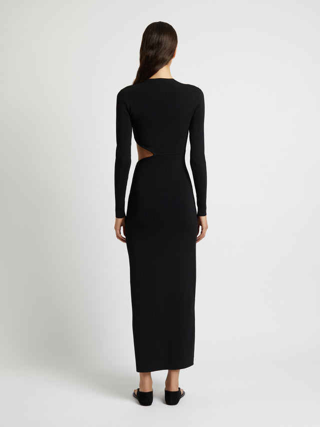 Salacia Wire Long Sleeve Column Dress