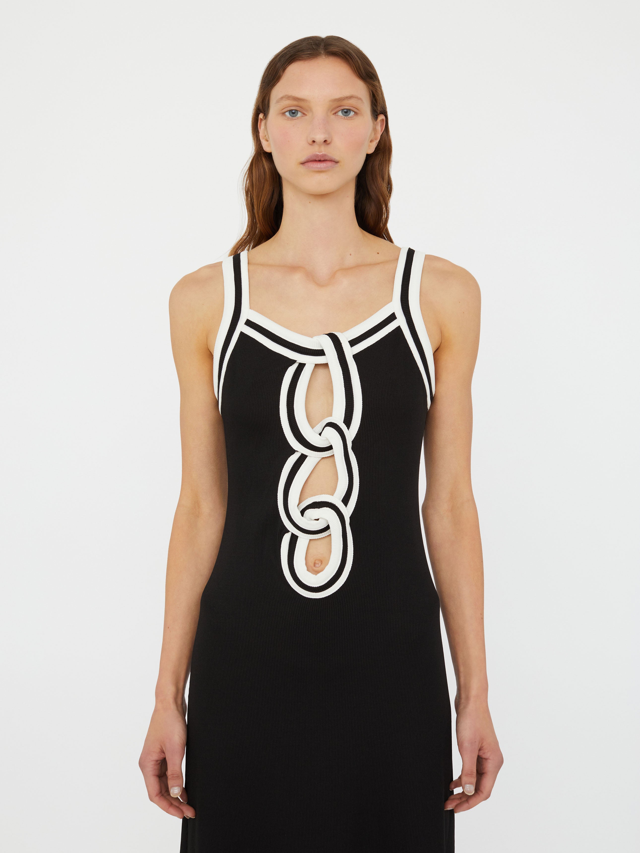 Multi Verner Linked Chain Dress