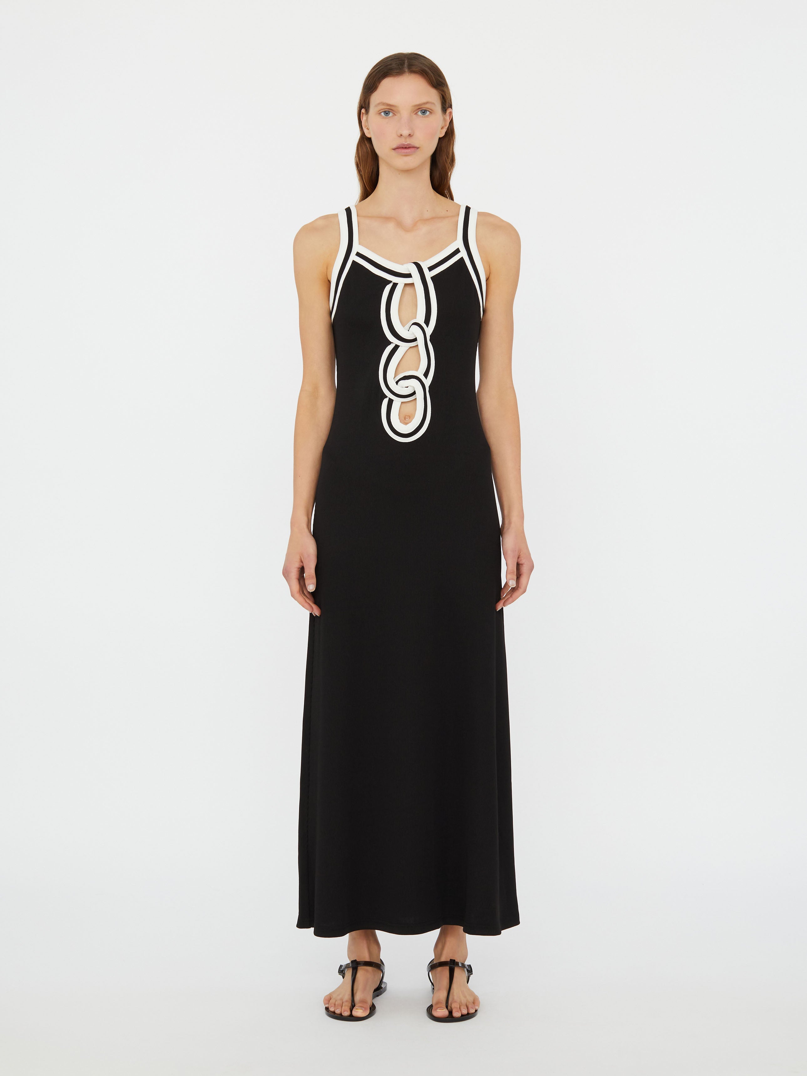 Multi Verner Linked Chain Dress