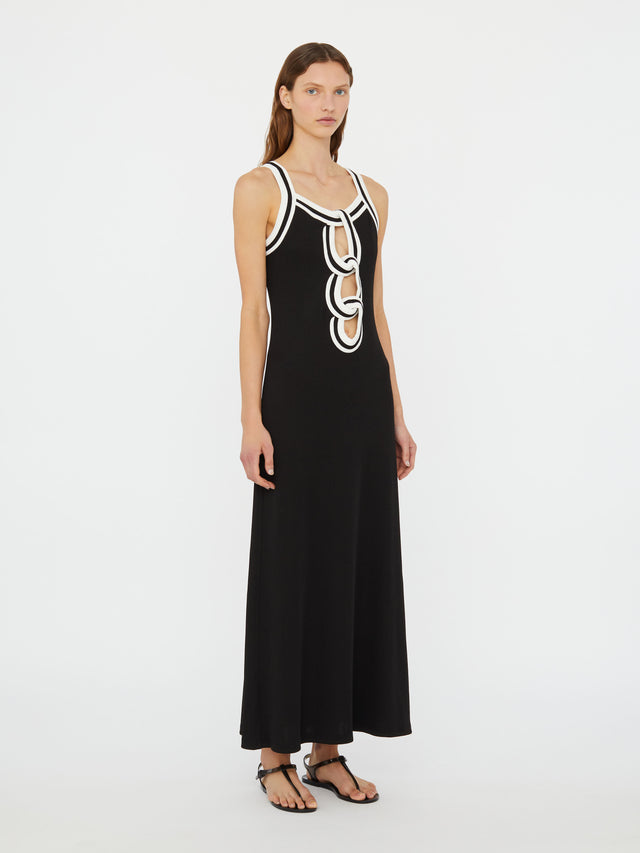 Multi Verner Linked Chain Dress