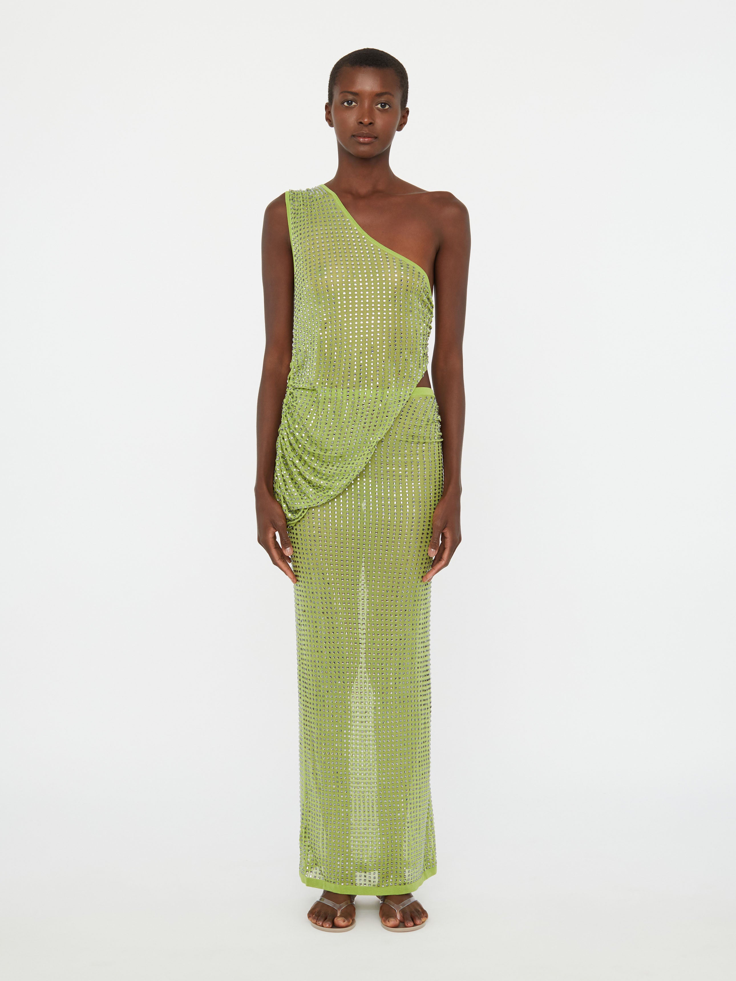 Cirrus Cutaway Shoulder Dress