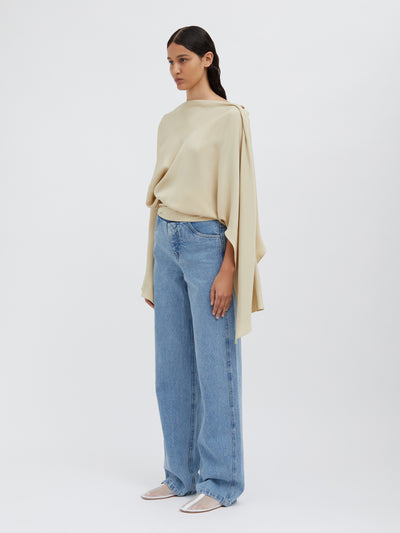 Cusco Silk Drape Top