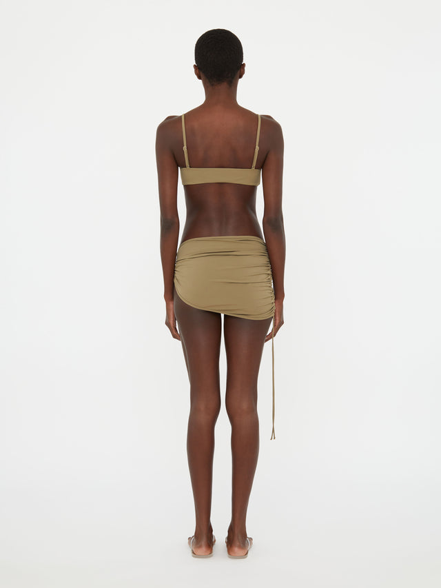 Ruched Orbit Skirt Brief