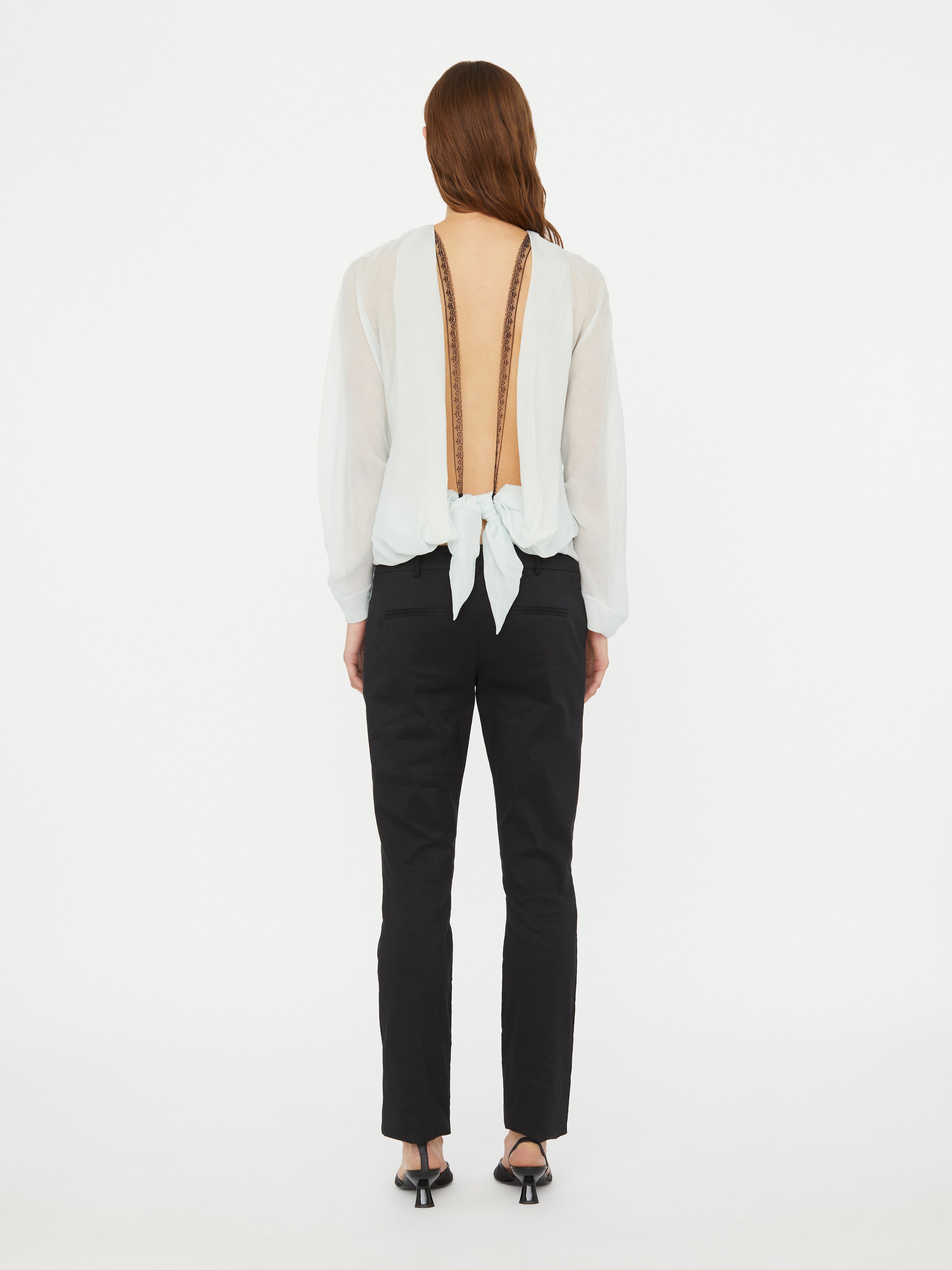 Latticed Lace Shrug Top