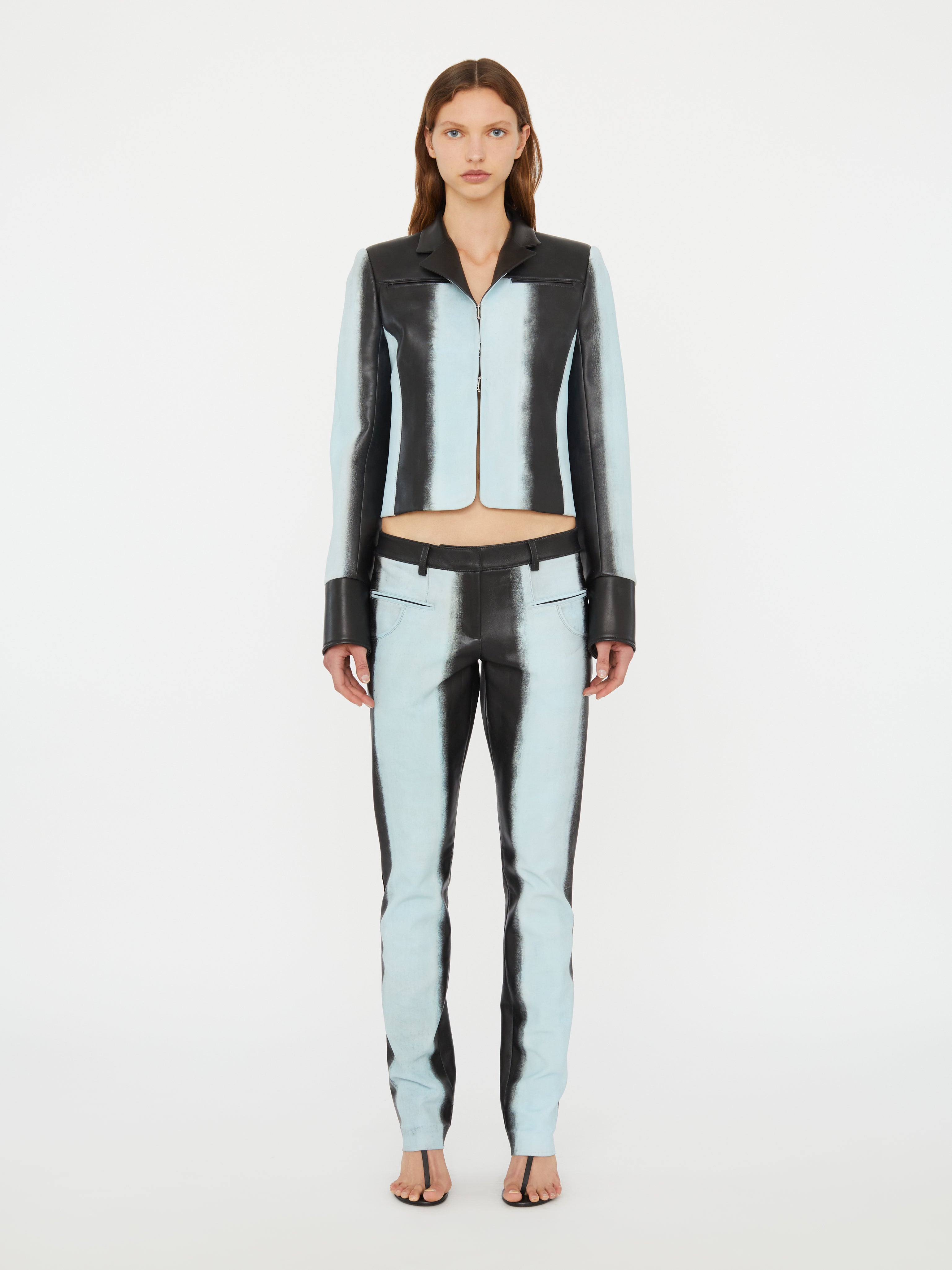 Scuffed Leather Jean