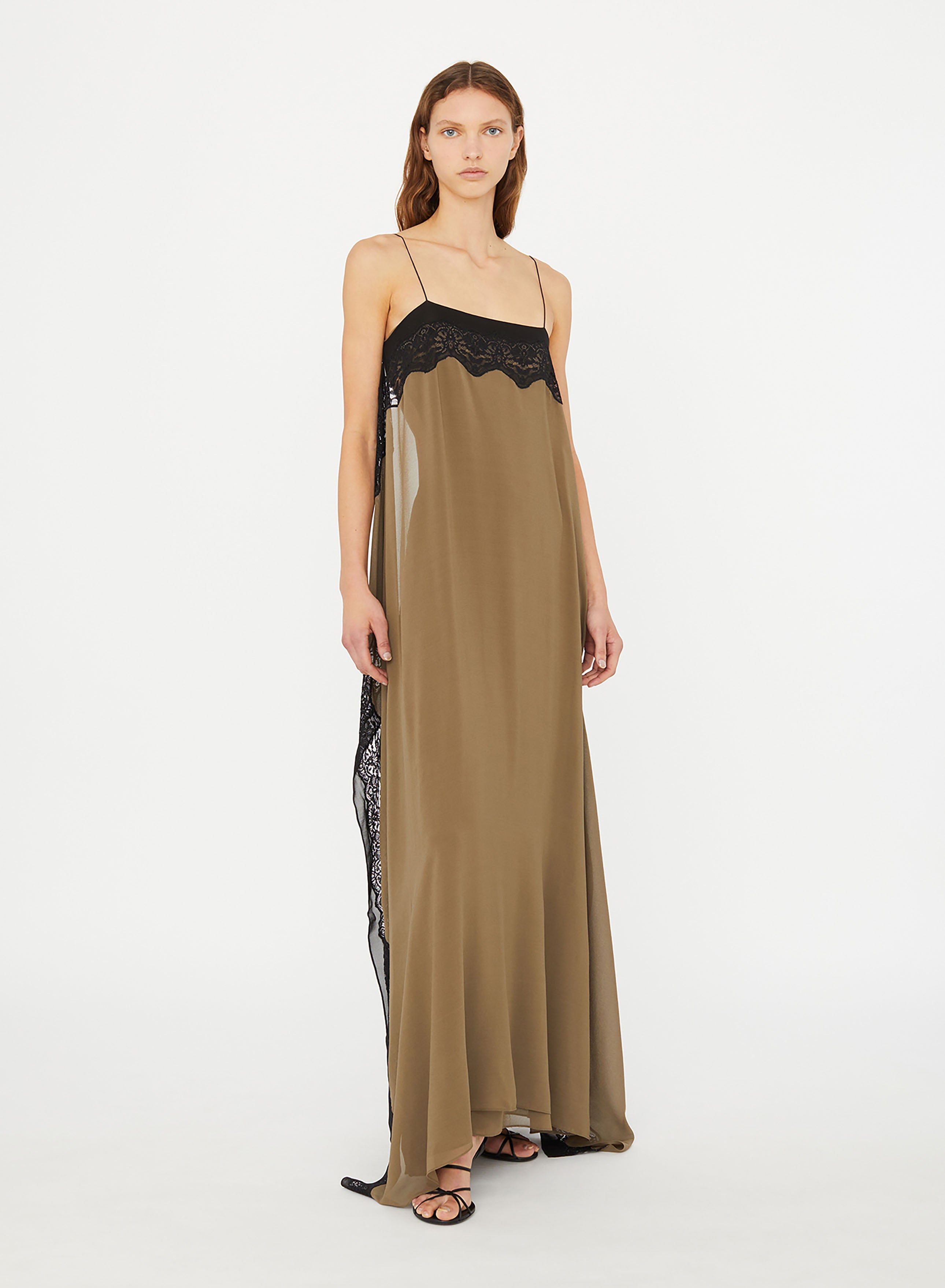 Verve Lace Floating Silk Dress