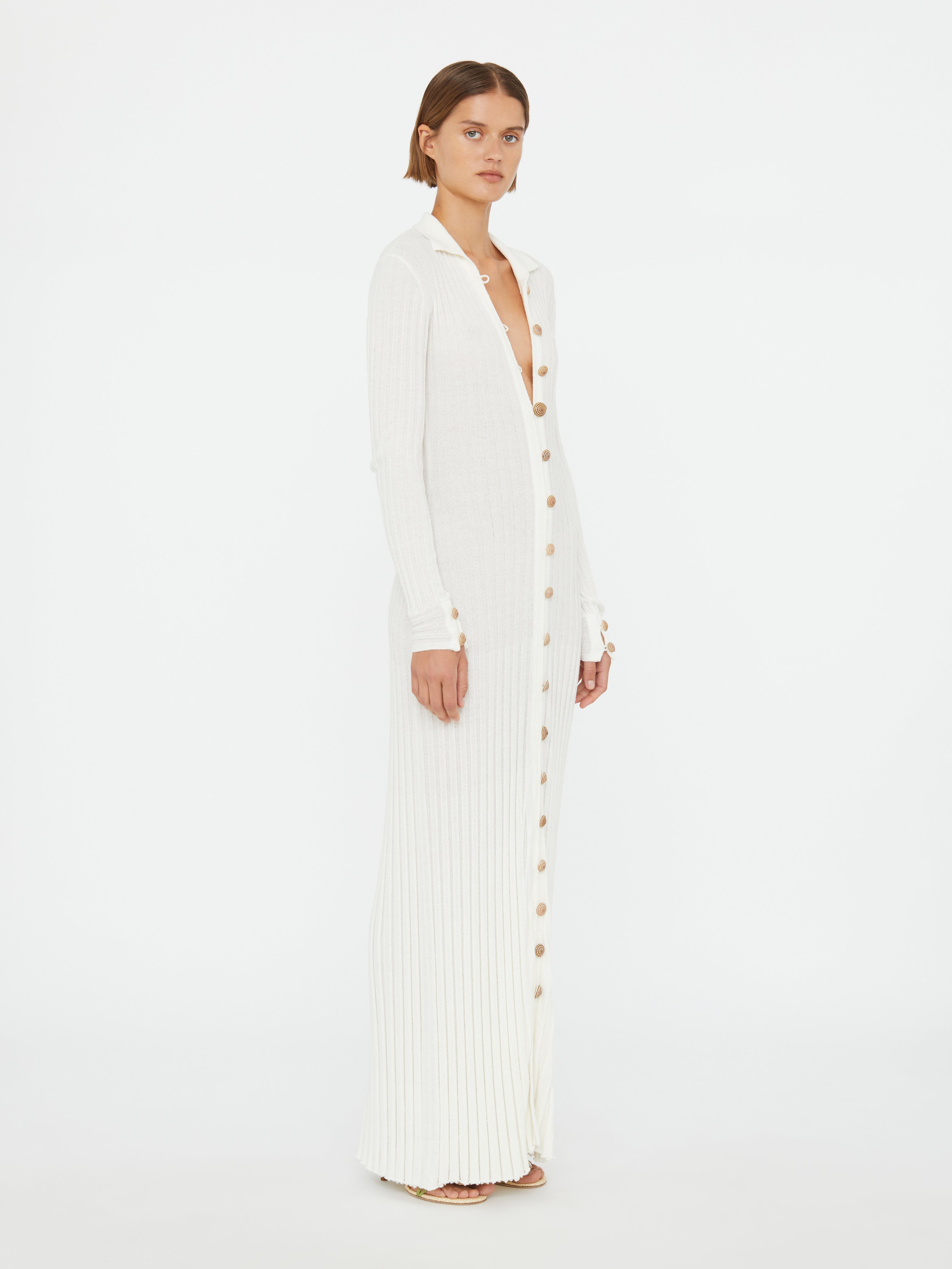 Sundial Shell Knit Cardigan Dress