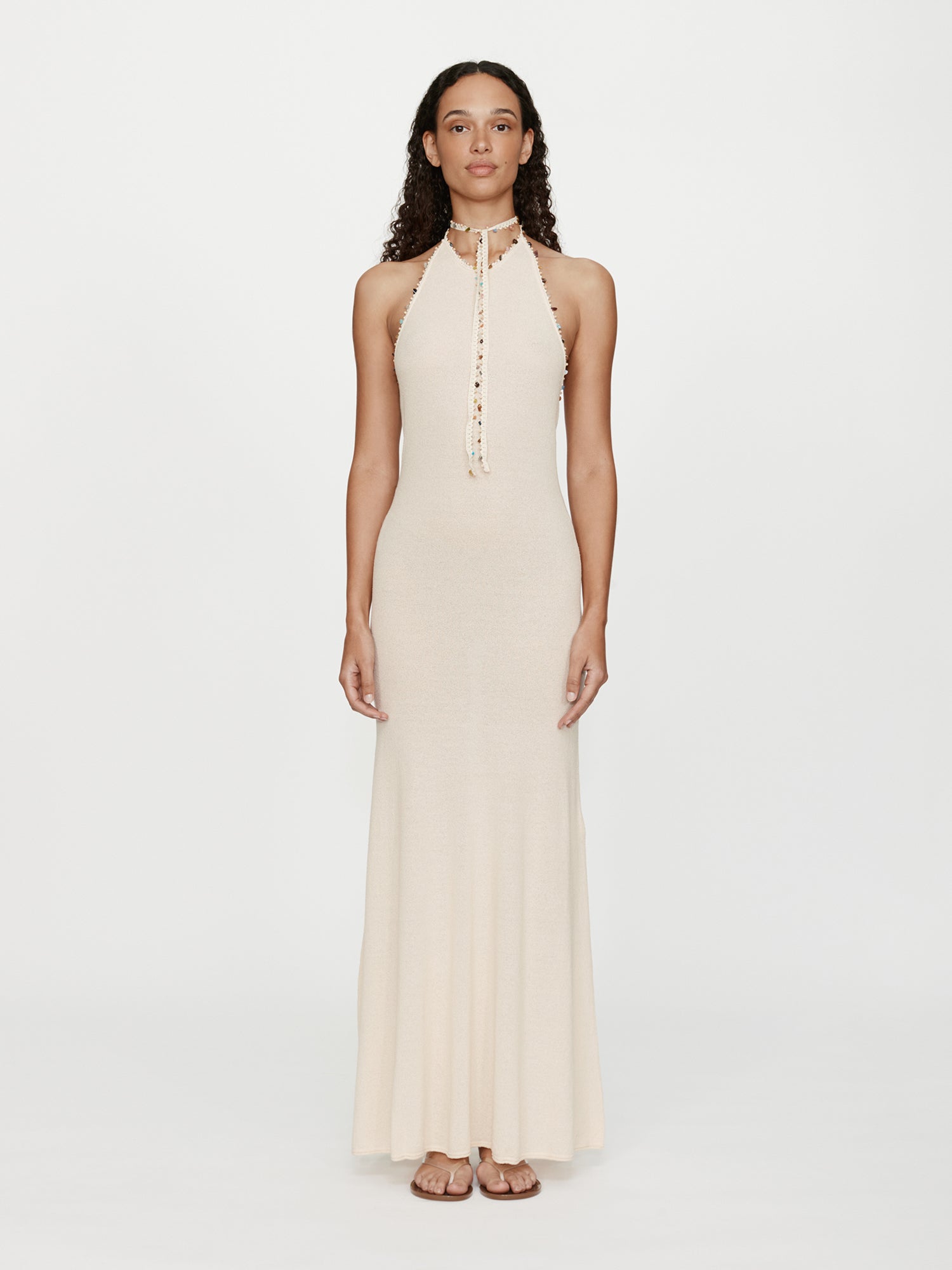 Beach Quartz Halter Dress