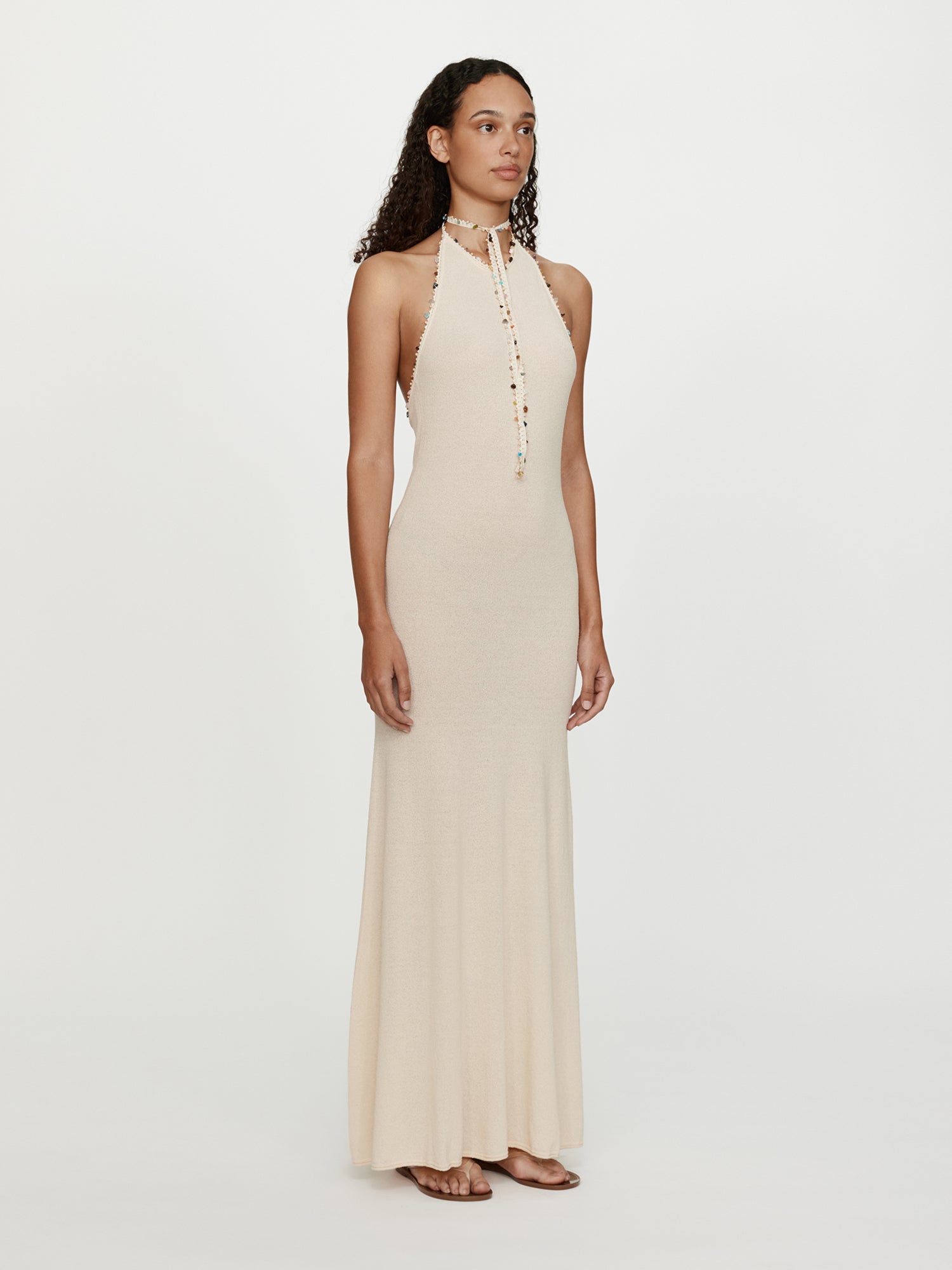 Beach Quartz Halter Dress