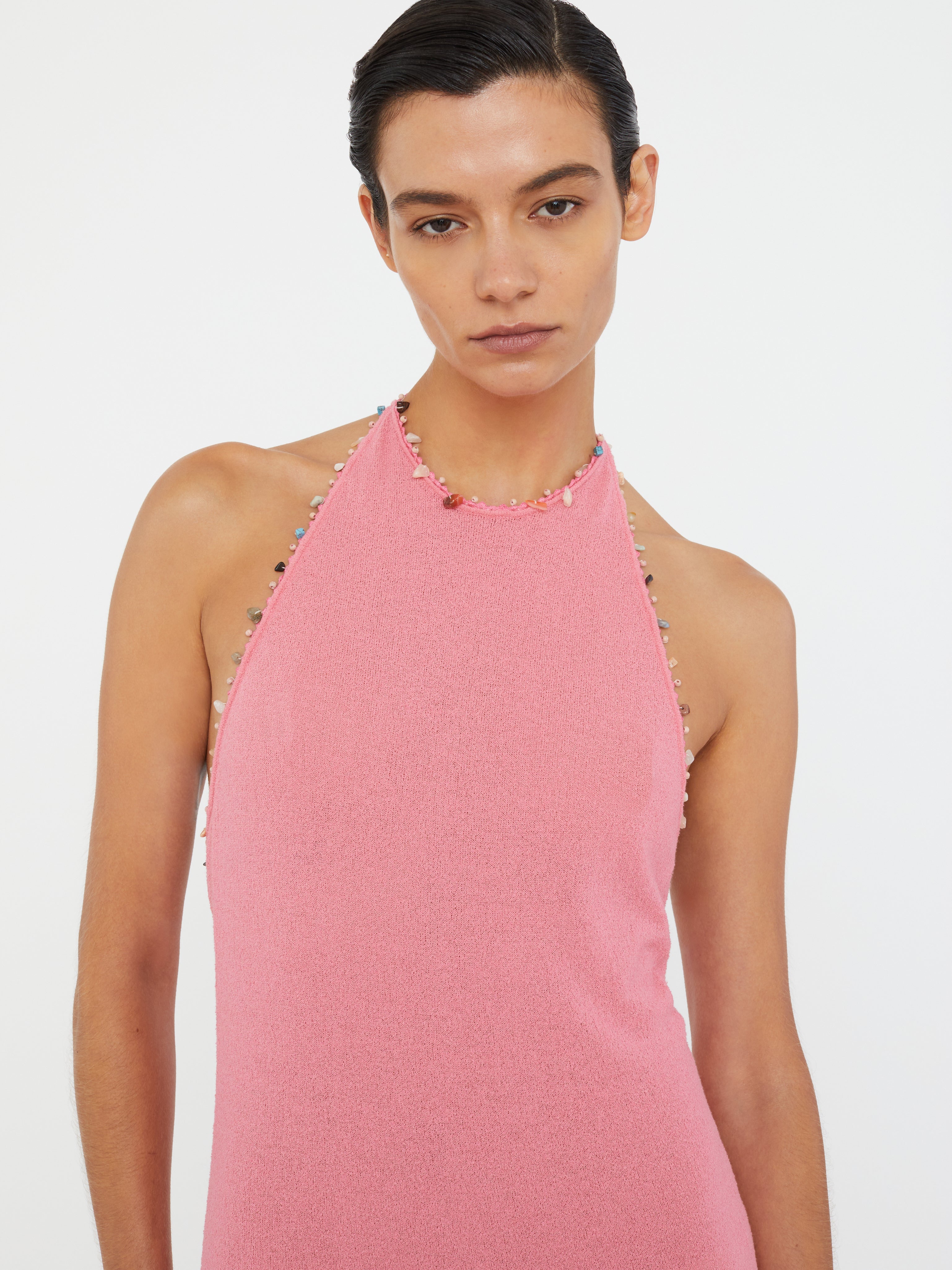 Beach Quartz Halter Dress