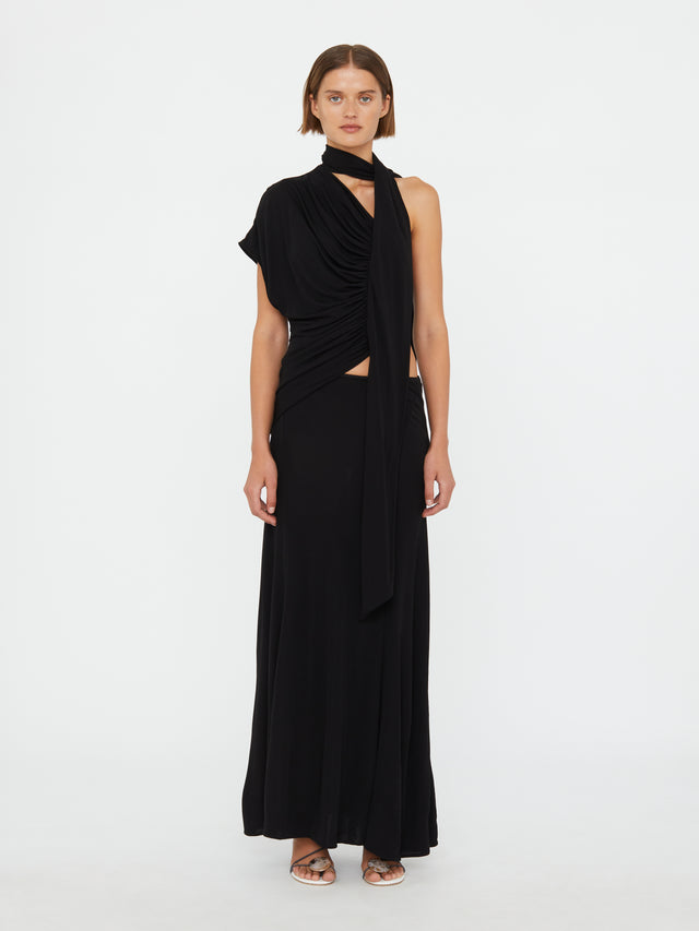 Vienna Jersey Scarf Dress