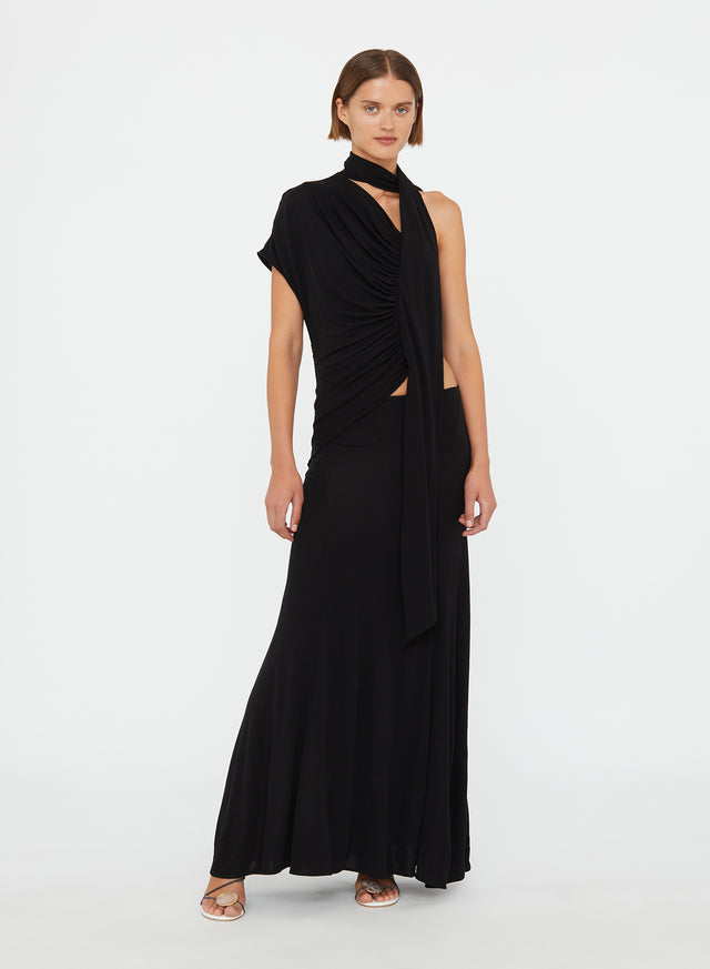 Vienna Jersey Scarf Dress