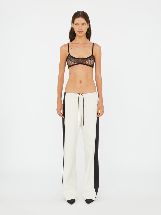 Tuxedo Contrast Silk Trouser