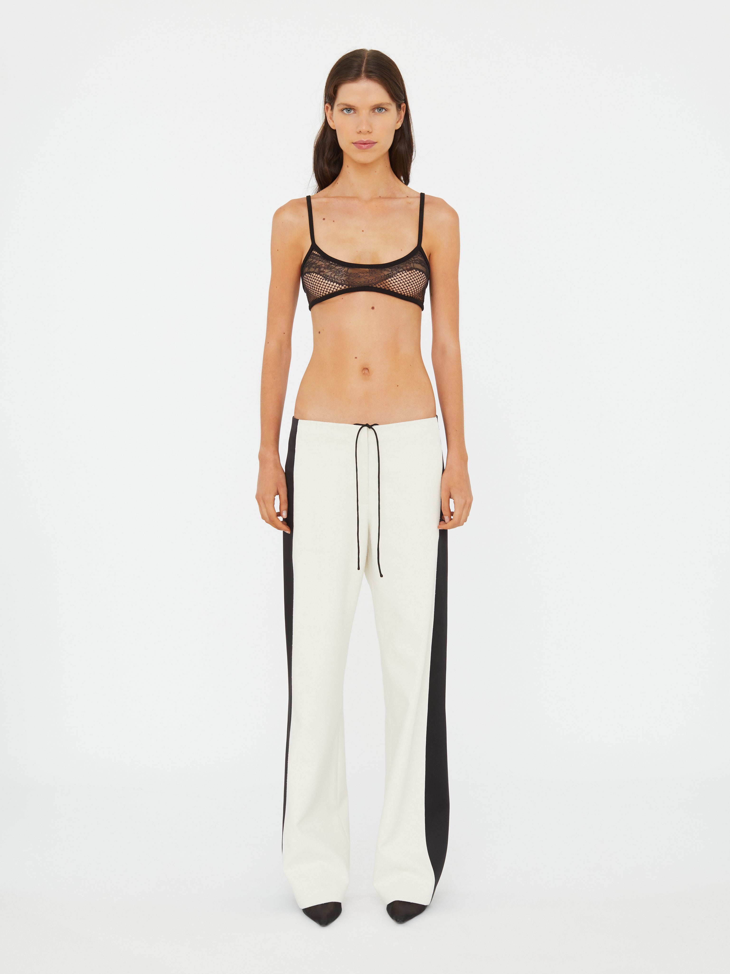Tuxedo Contrast Silk Trouser