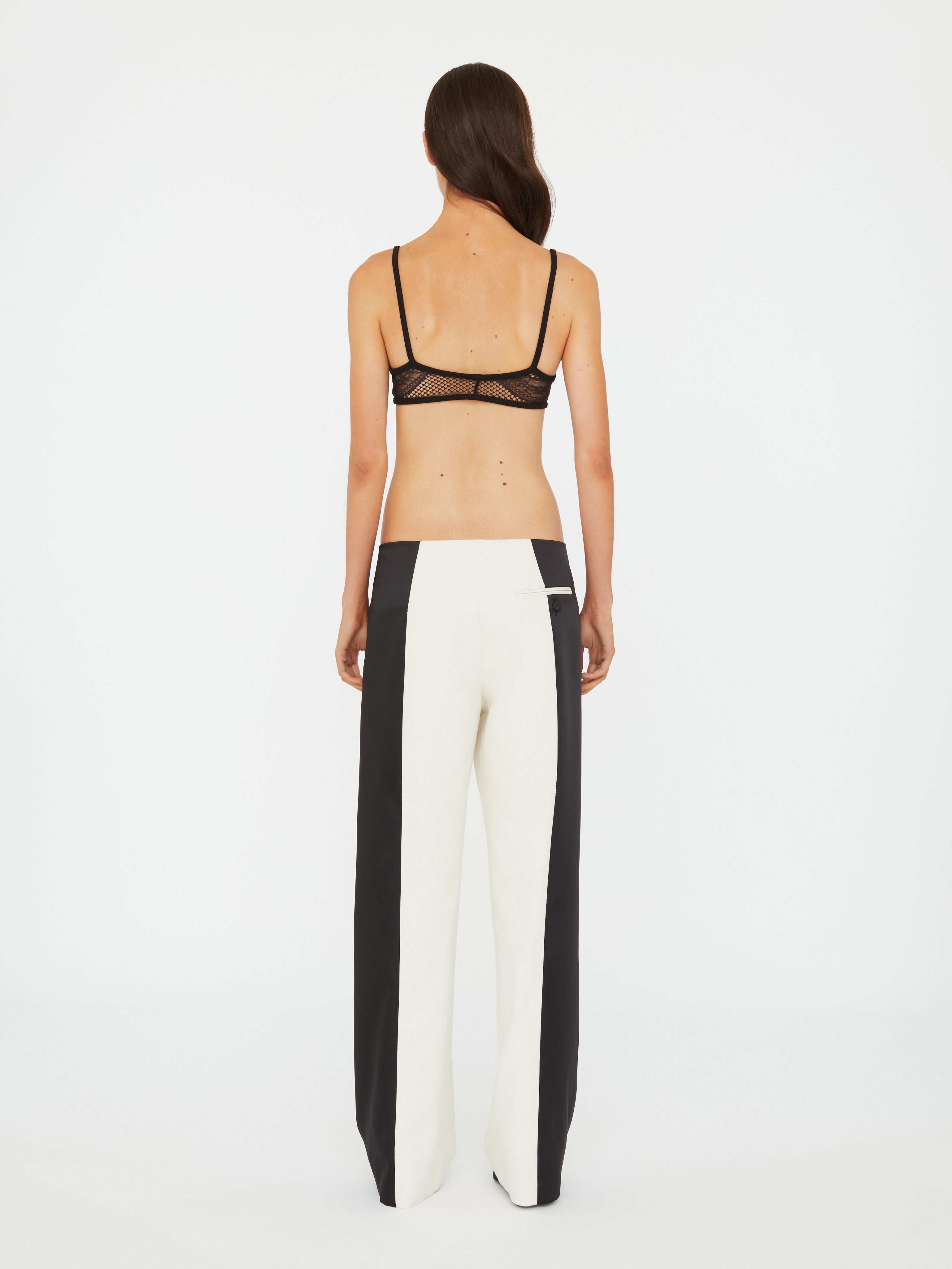 Tuxedo Contrast Silk Trouser