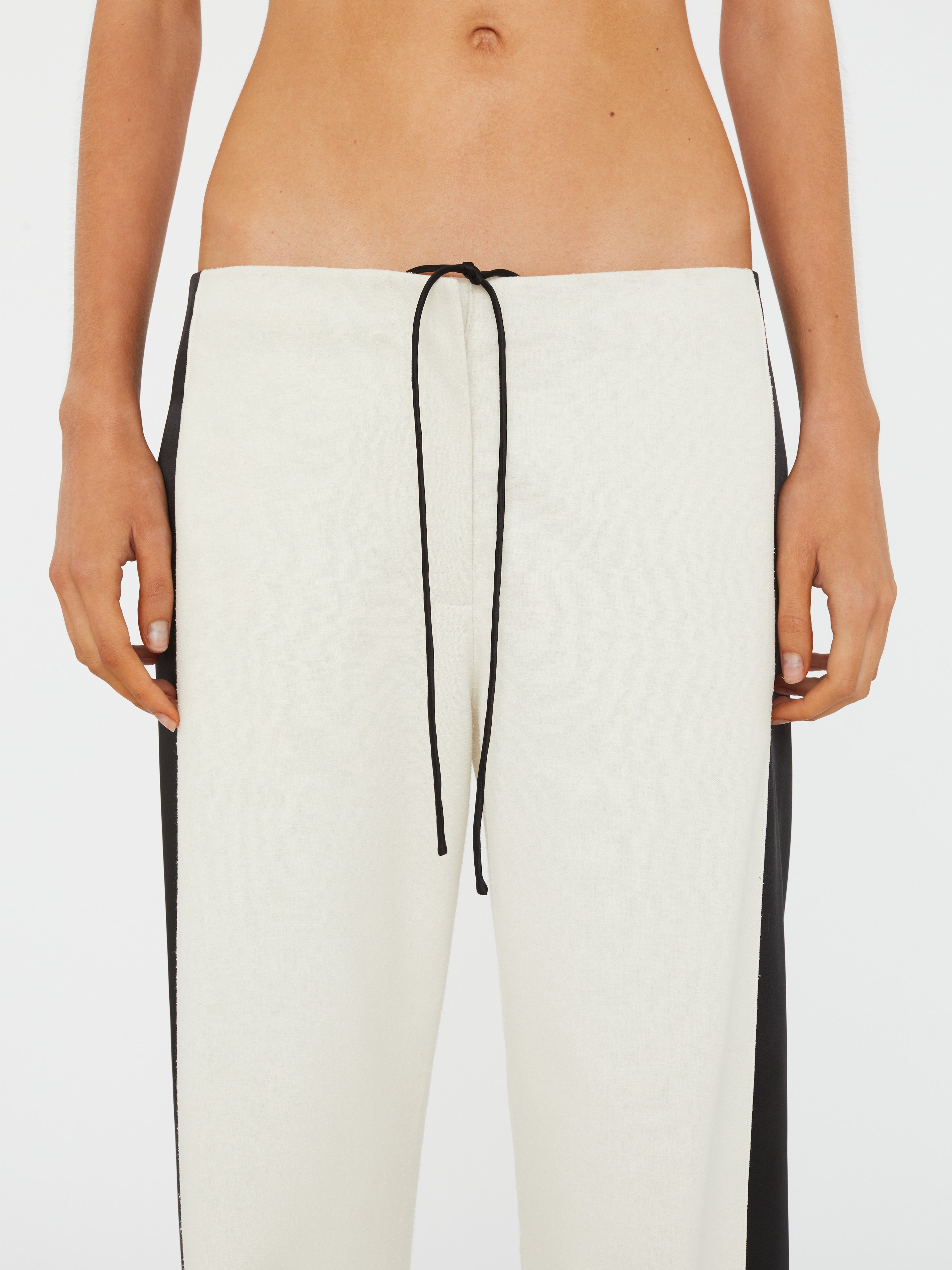Tuxedo Contrast Silk Trouser