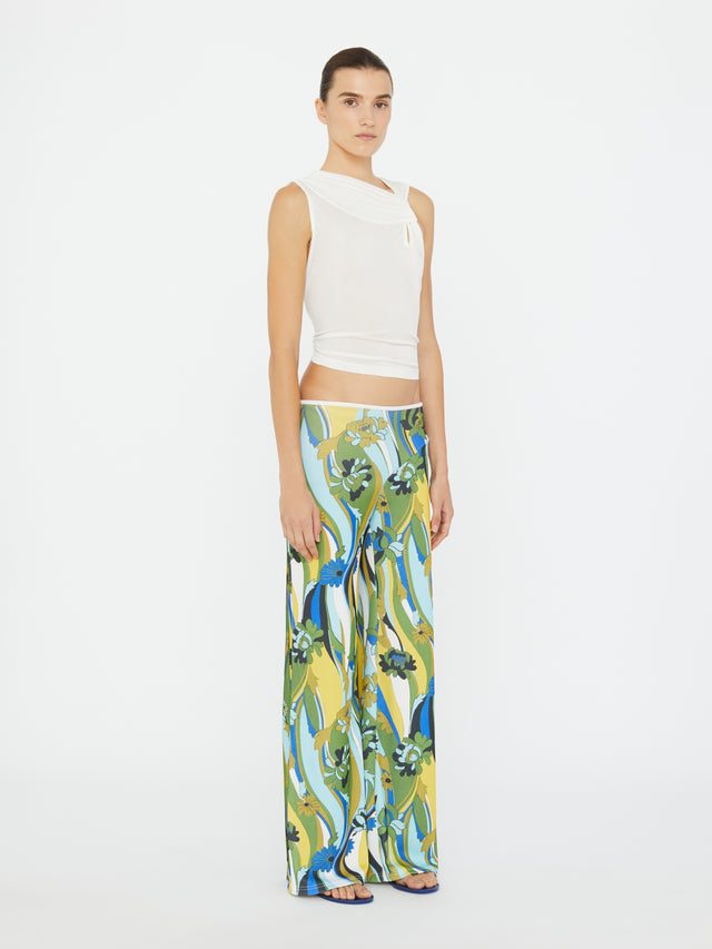 Acidic Floral Rib Pant