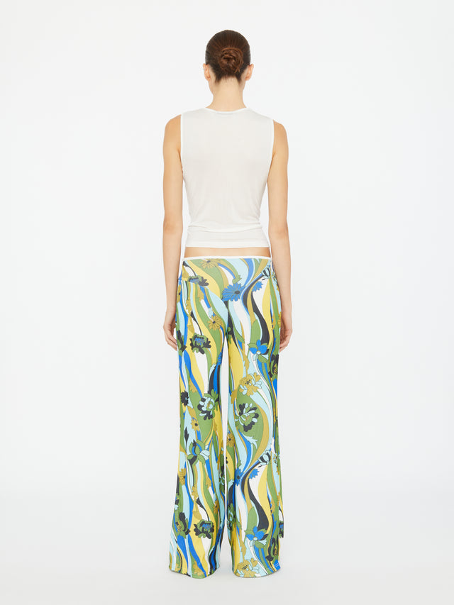 Acidic Floral Rib Pant