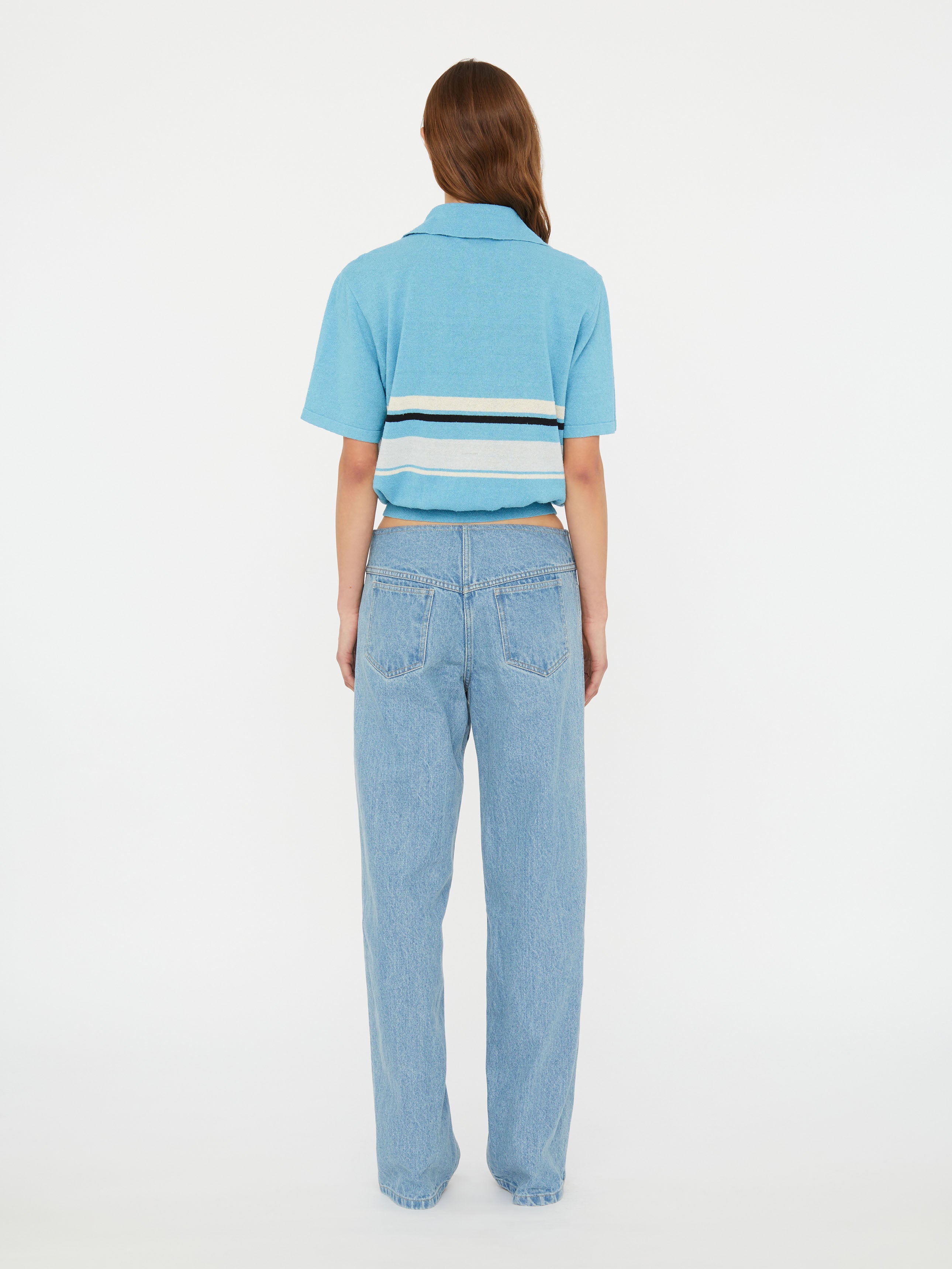 Streaked Denim Jean