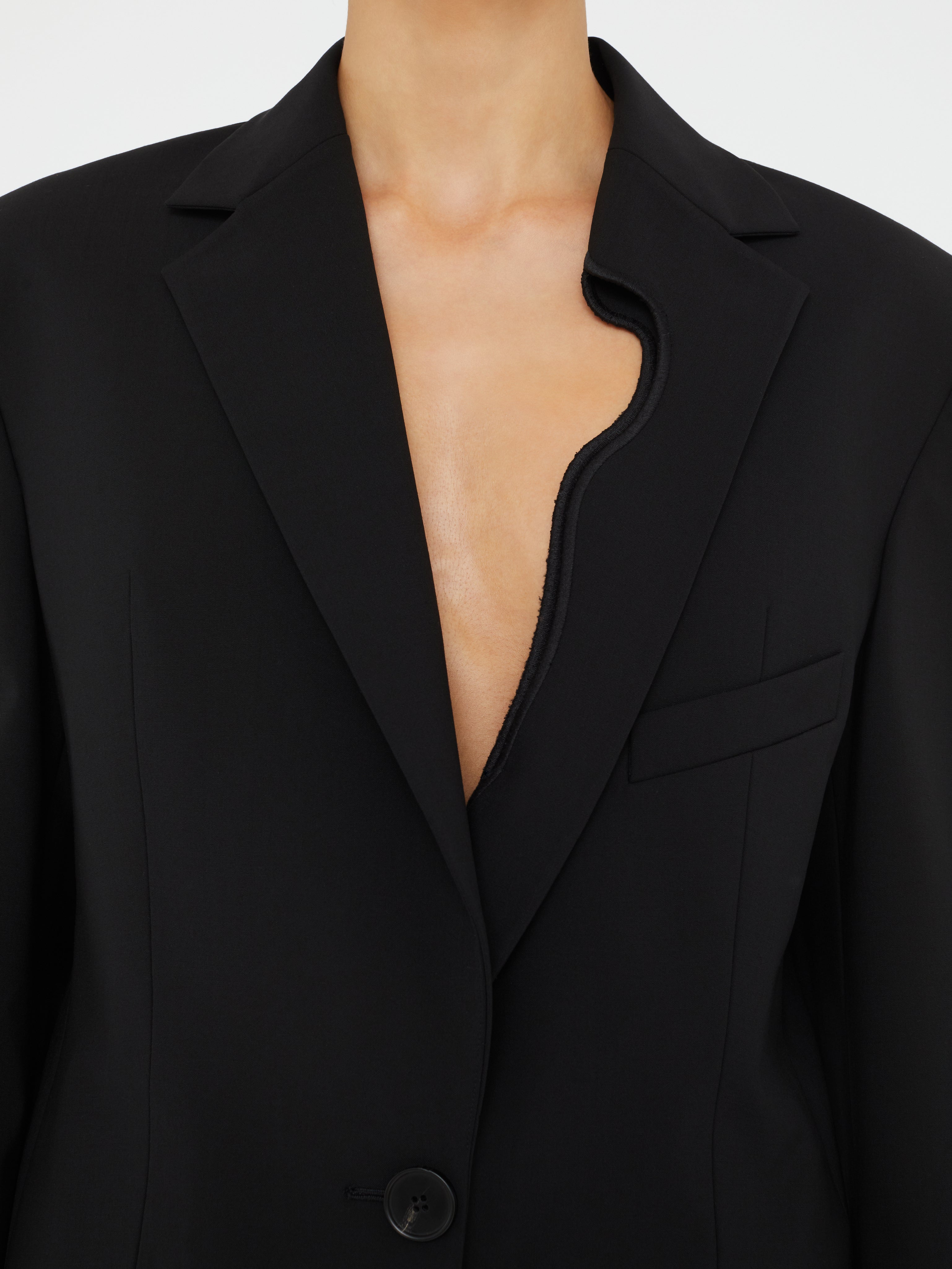 Bitten Wool Blazer