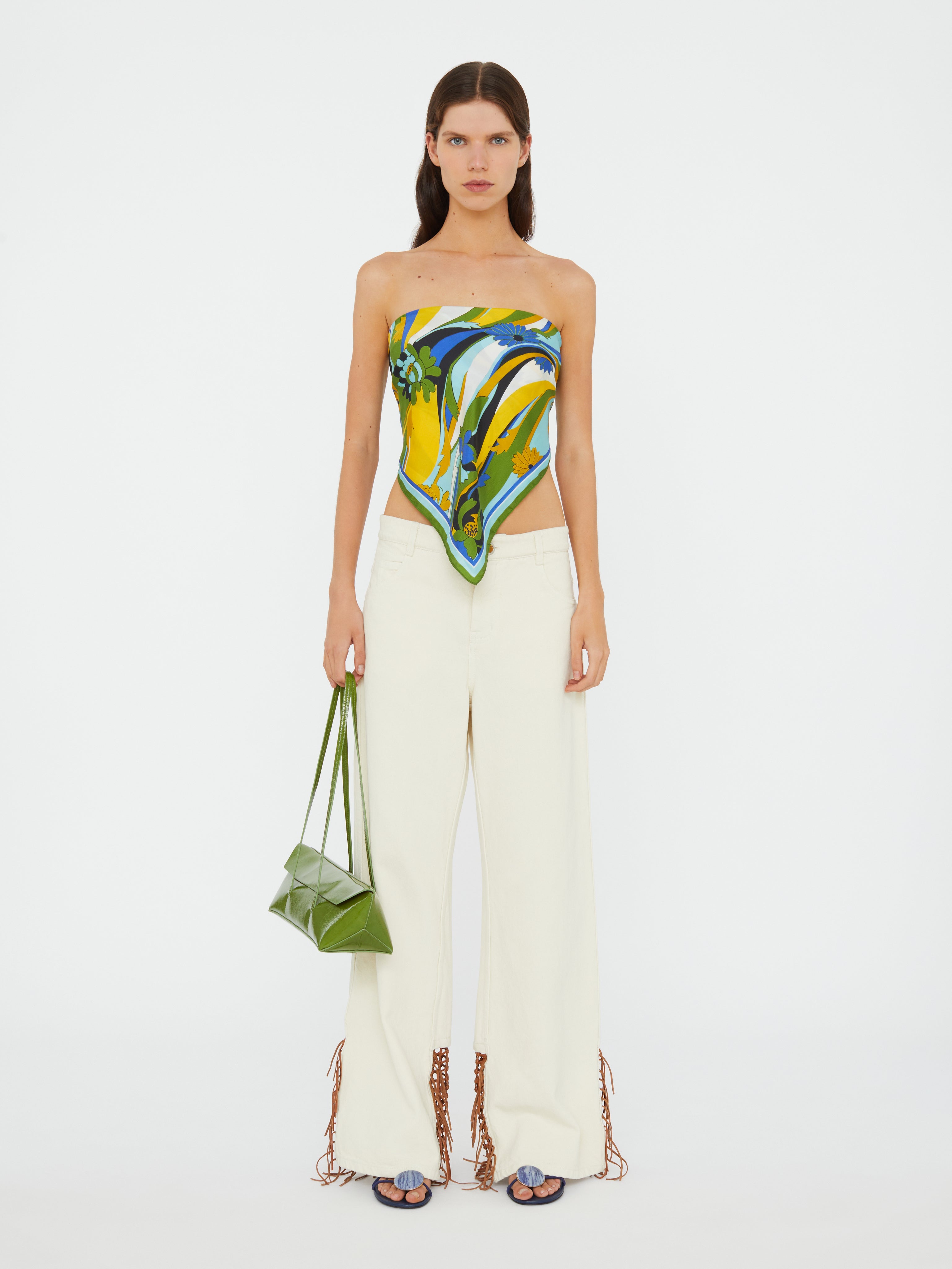 Acidic Floral Silk Scarf