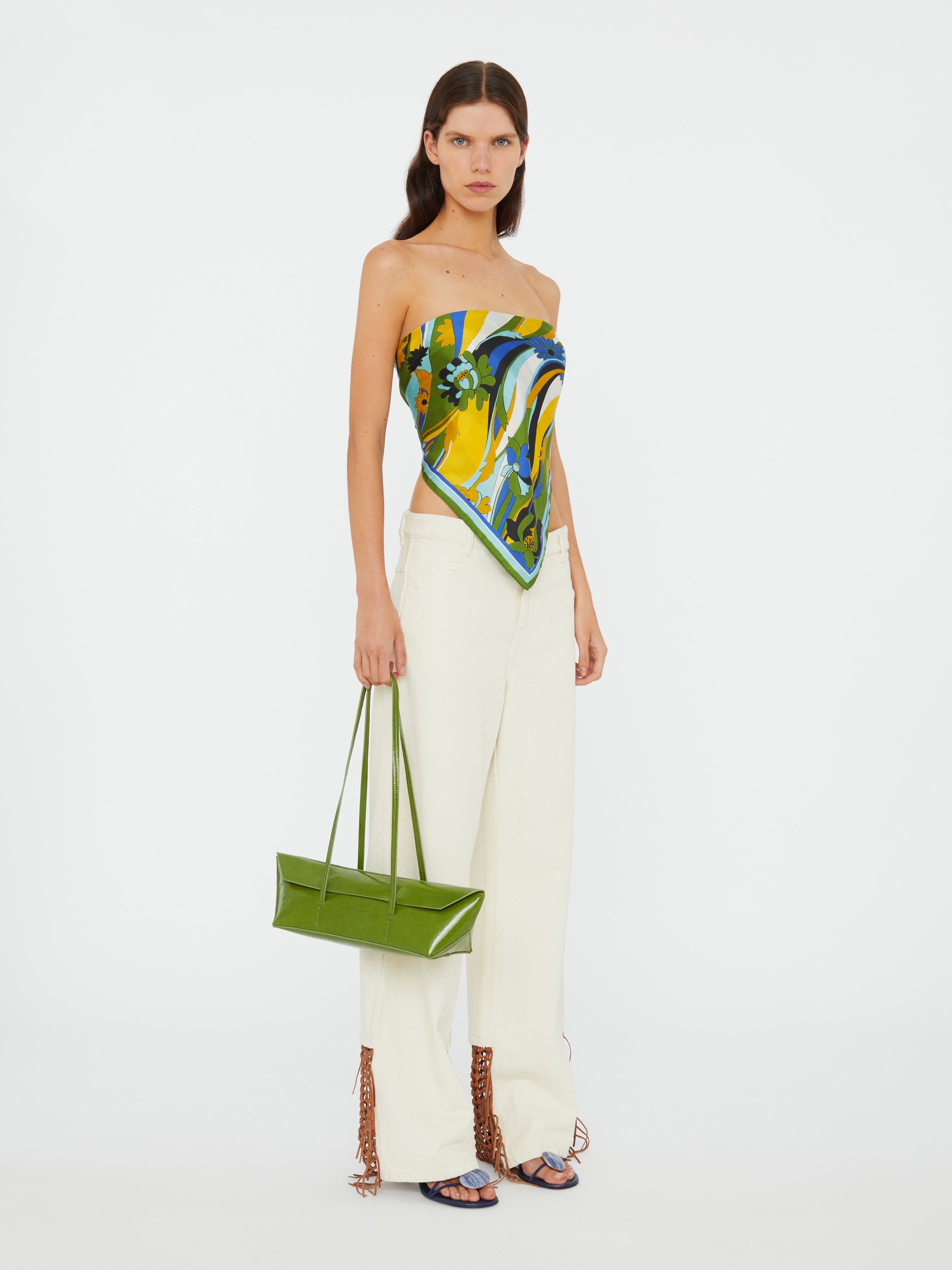 Acidic Floral Silk Scarf