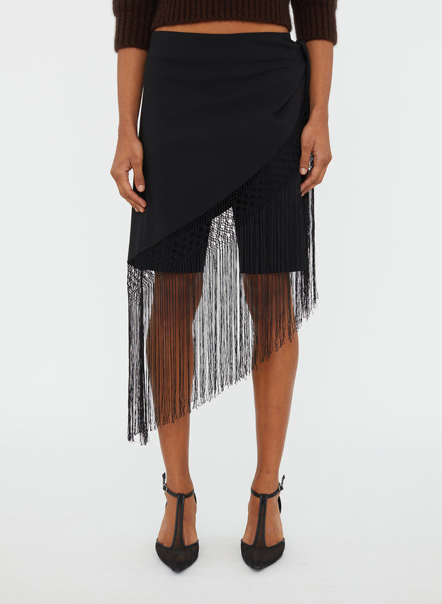 Unravel Macrame Wrap Short