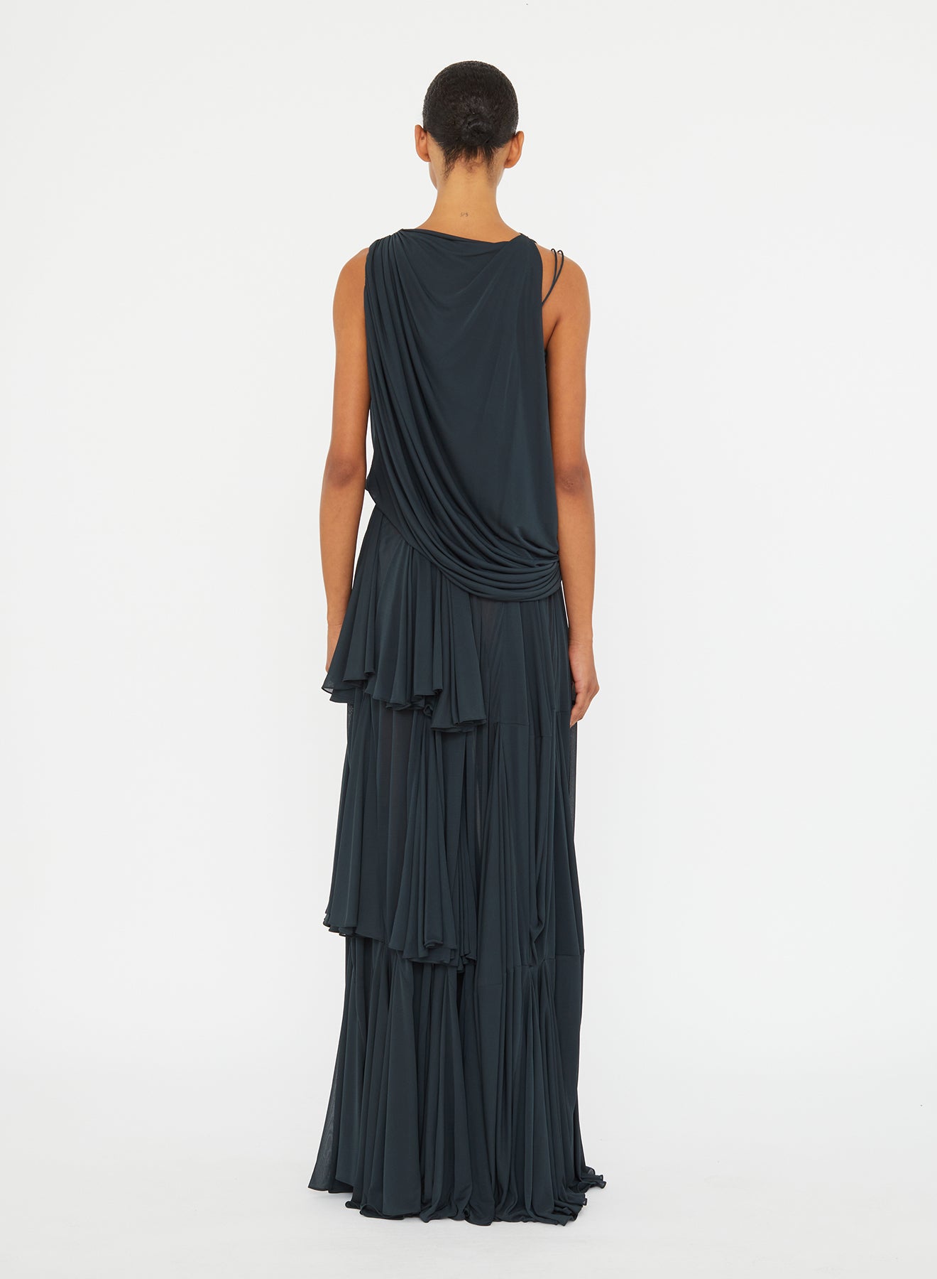 Macrame Silk Knot Dropped Armhole Top