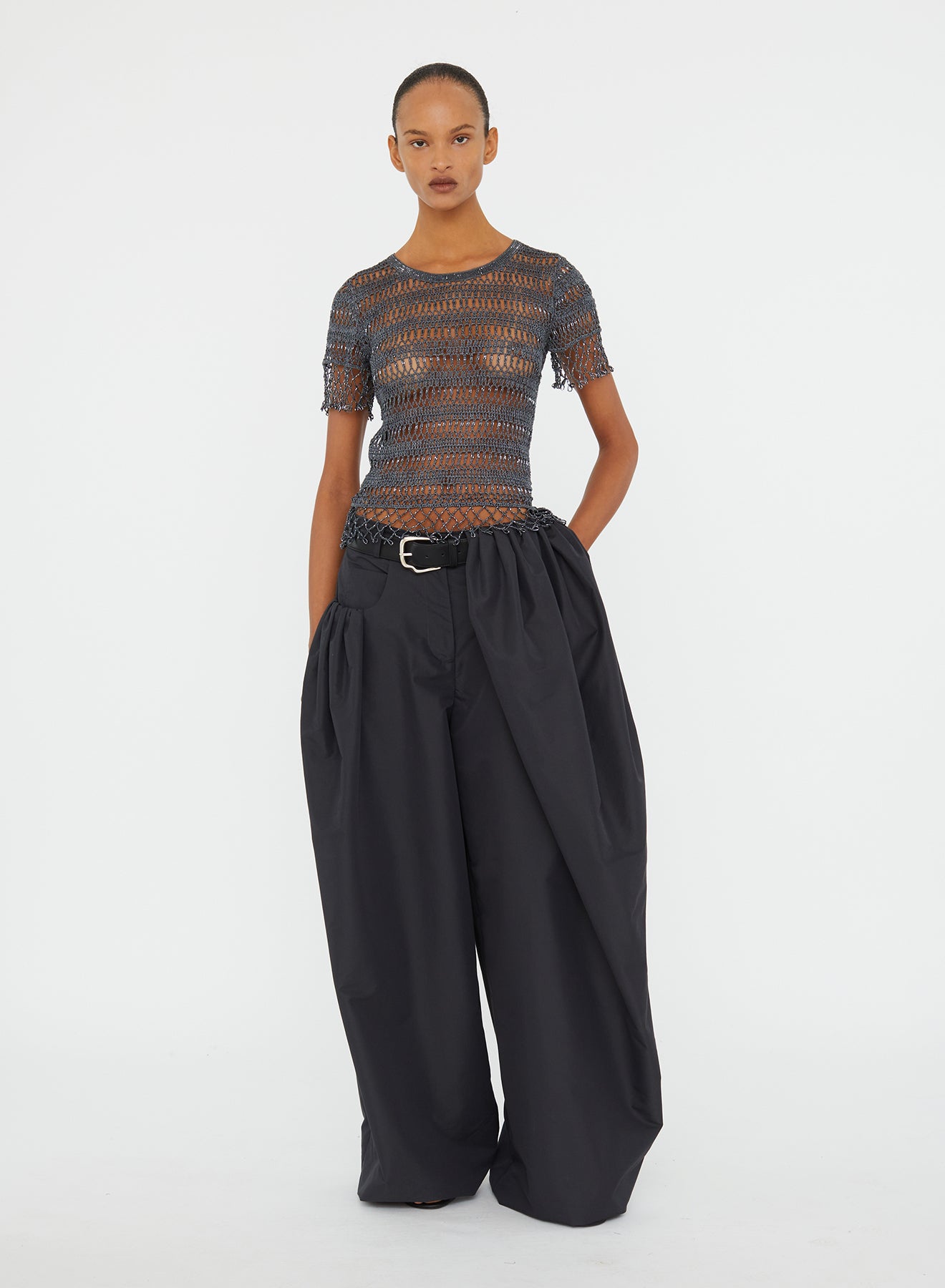 Cocoon Taffeta Trouser
