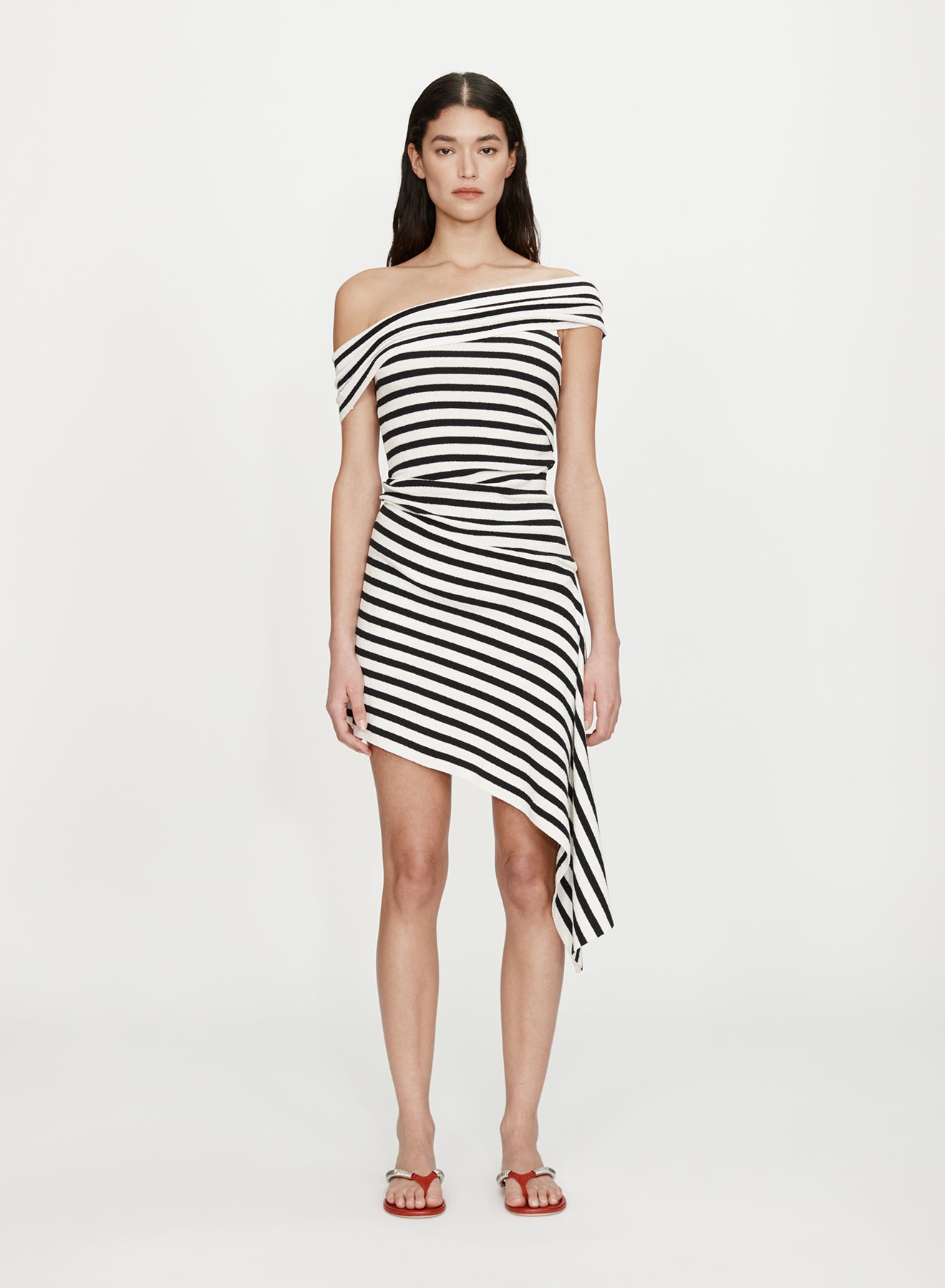 christopher esber straccio knitted extension drape mini dress Christopher Esber Straccio Knitted Extension Drape Mini Skirt