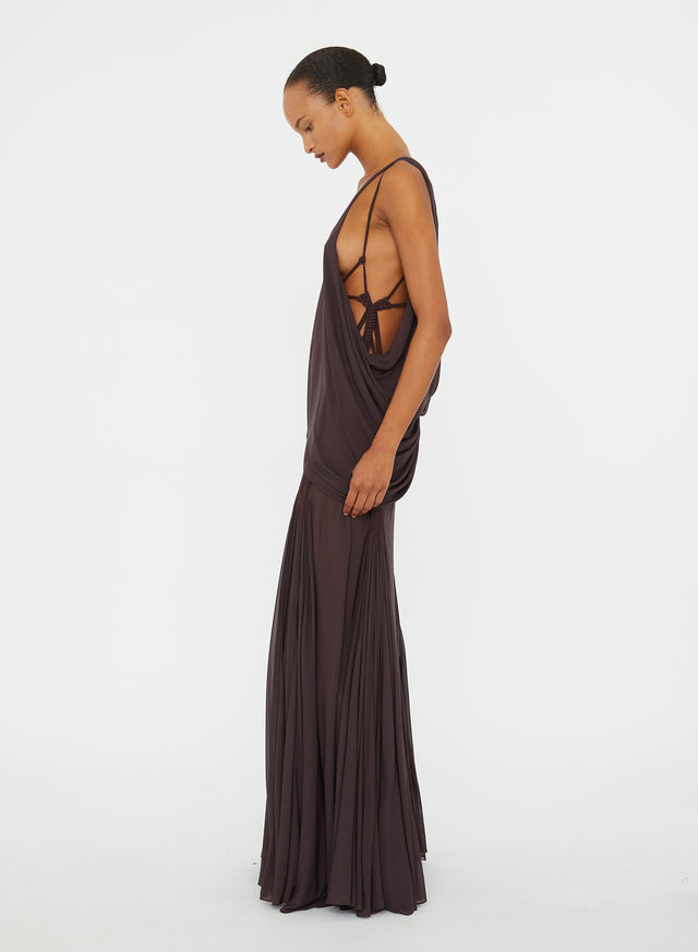 Solea Suspension Macrame Knot Tank Dress