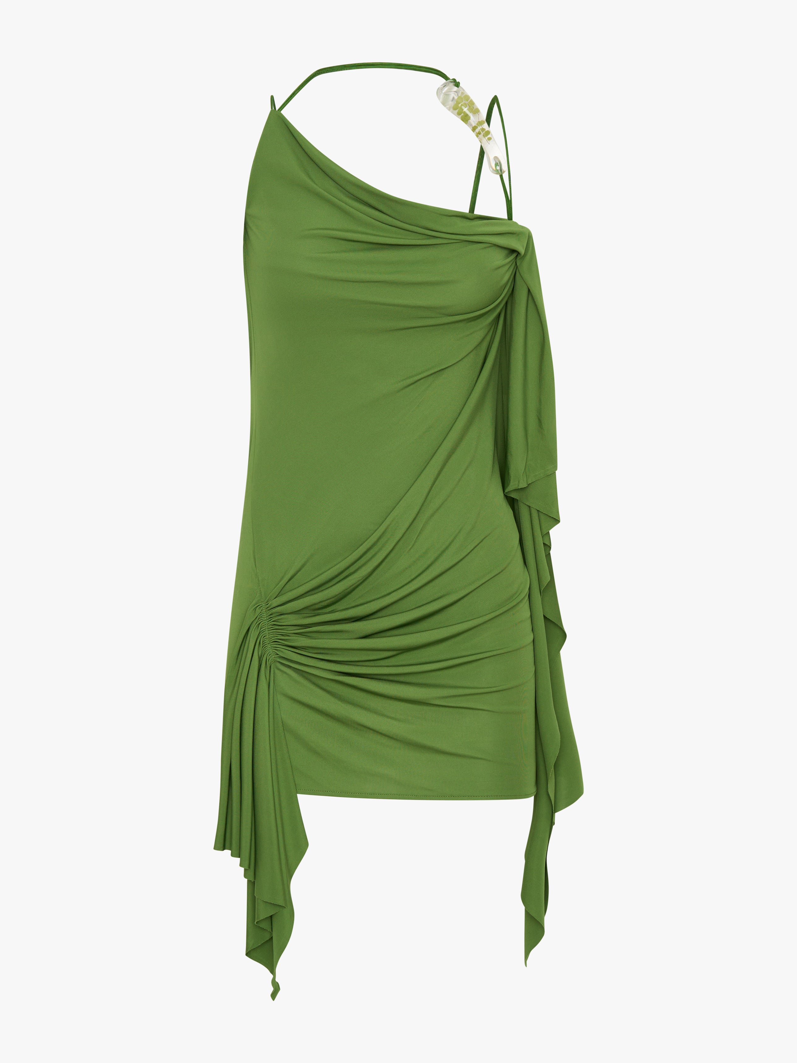 Encased Nature Cascade Mini Dress