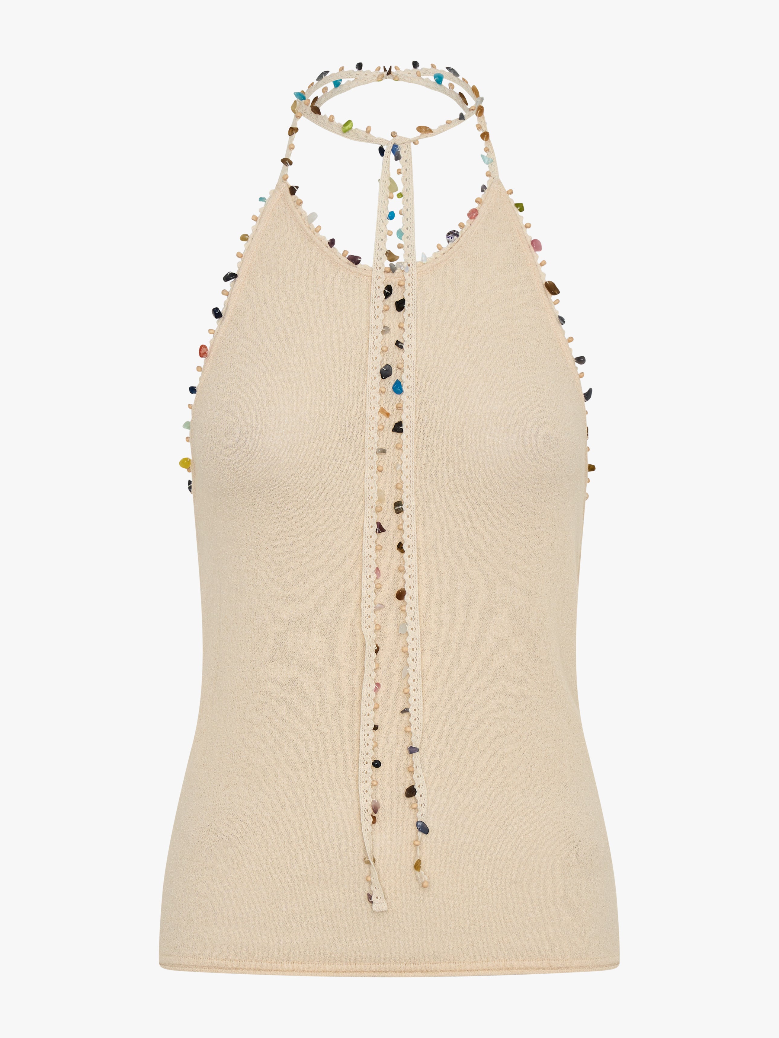 Beach Quartz Halter Tank