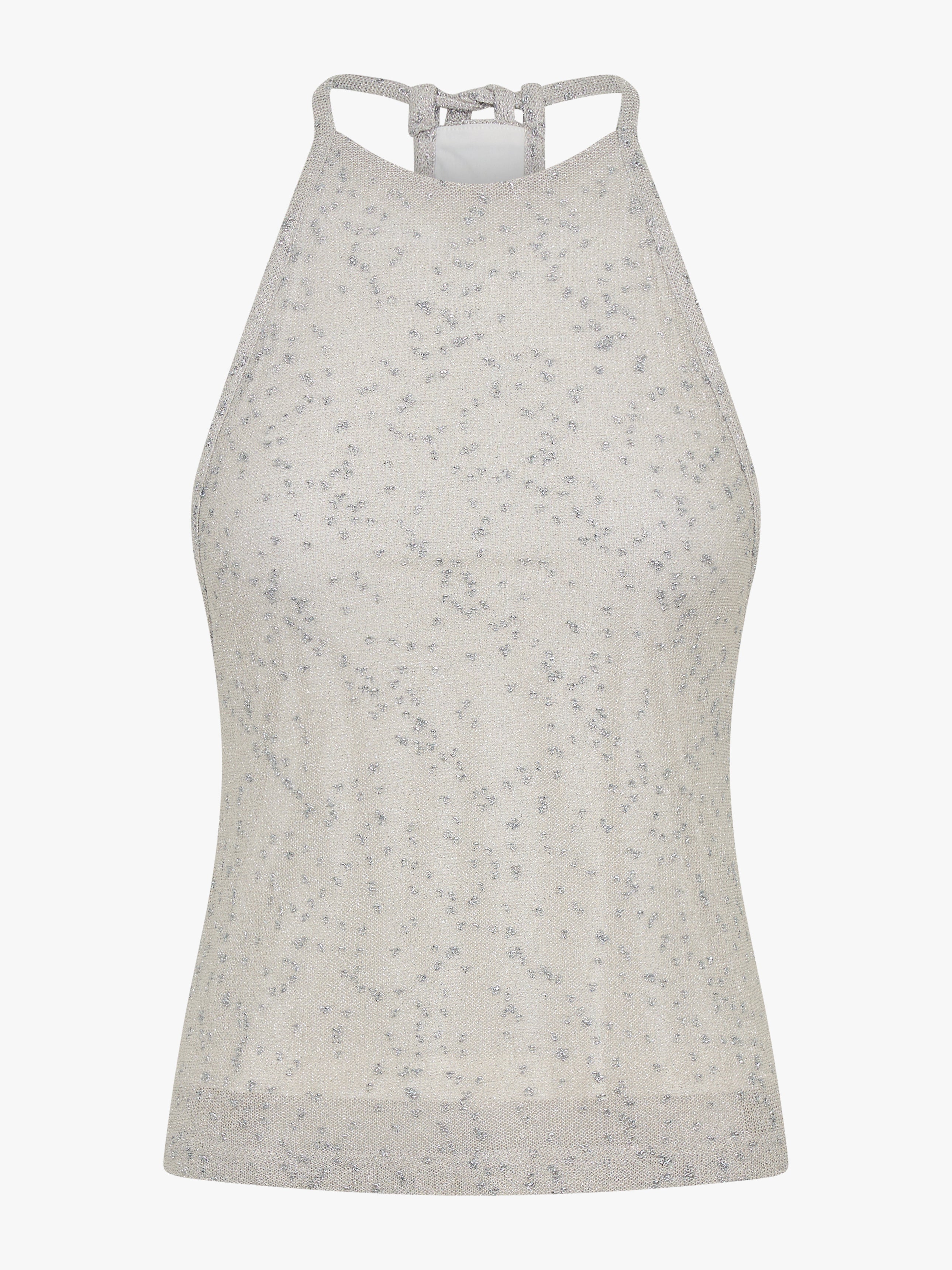 Imber Metallic Halter Top