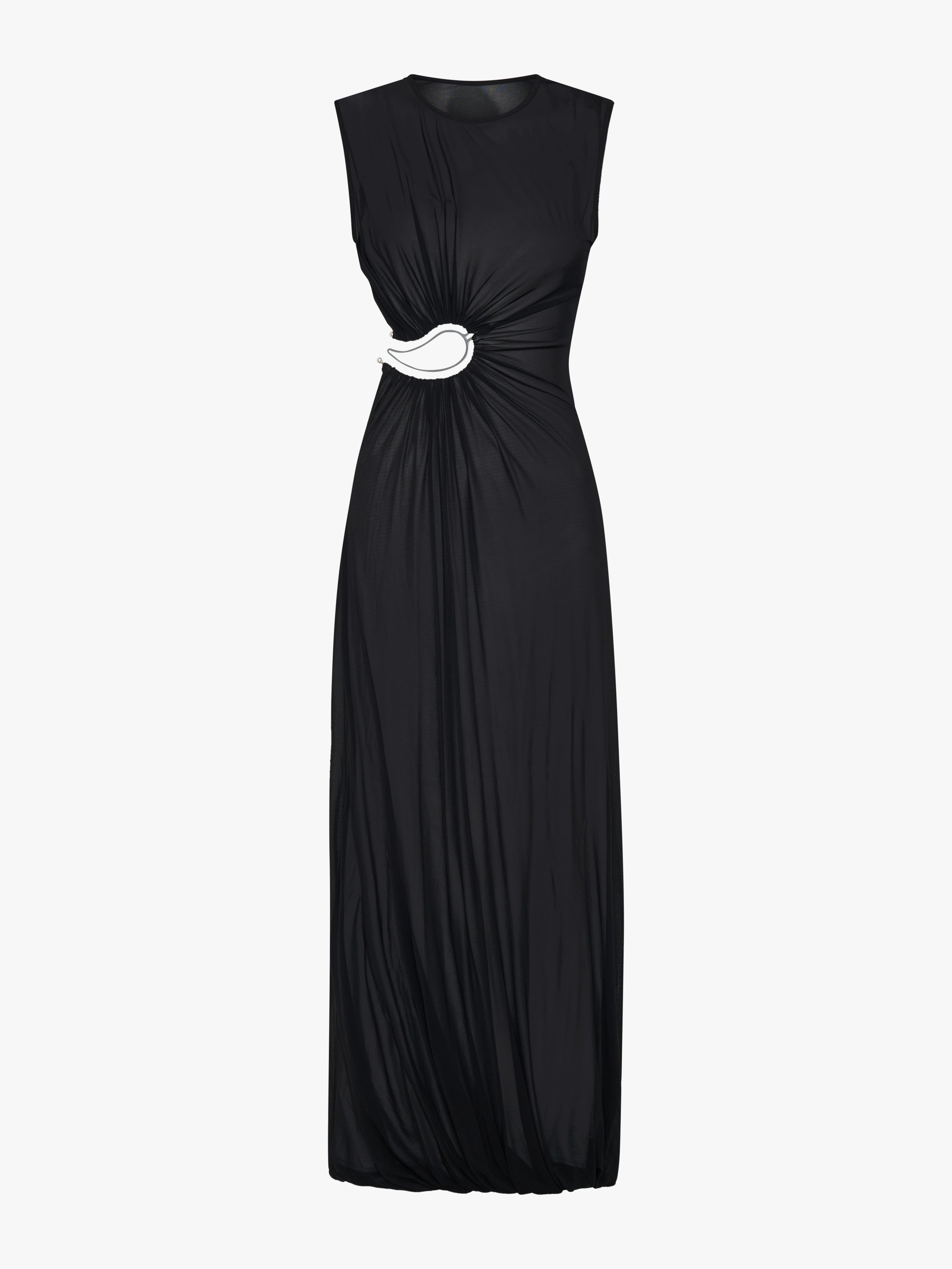 Paisley Overlay Encased Tank Dress