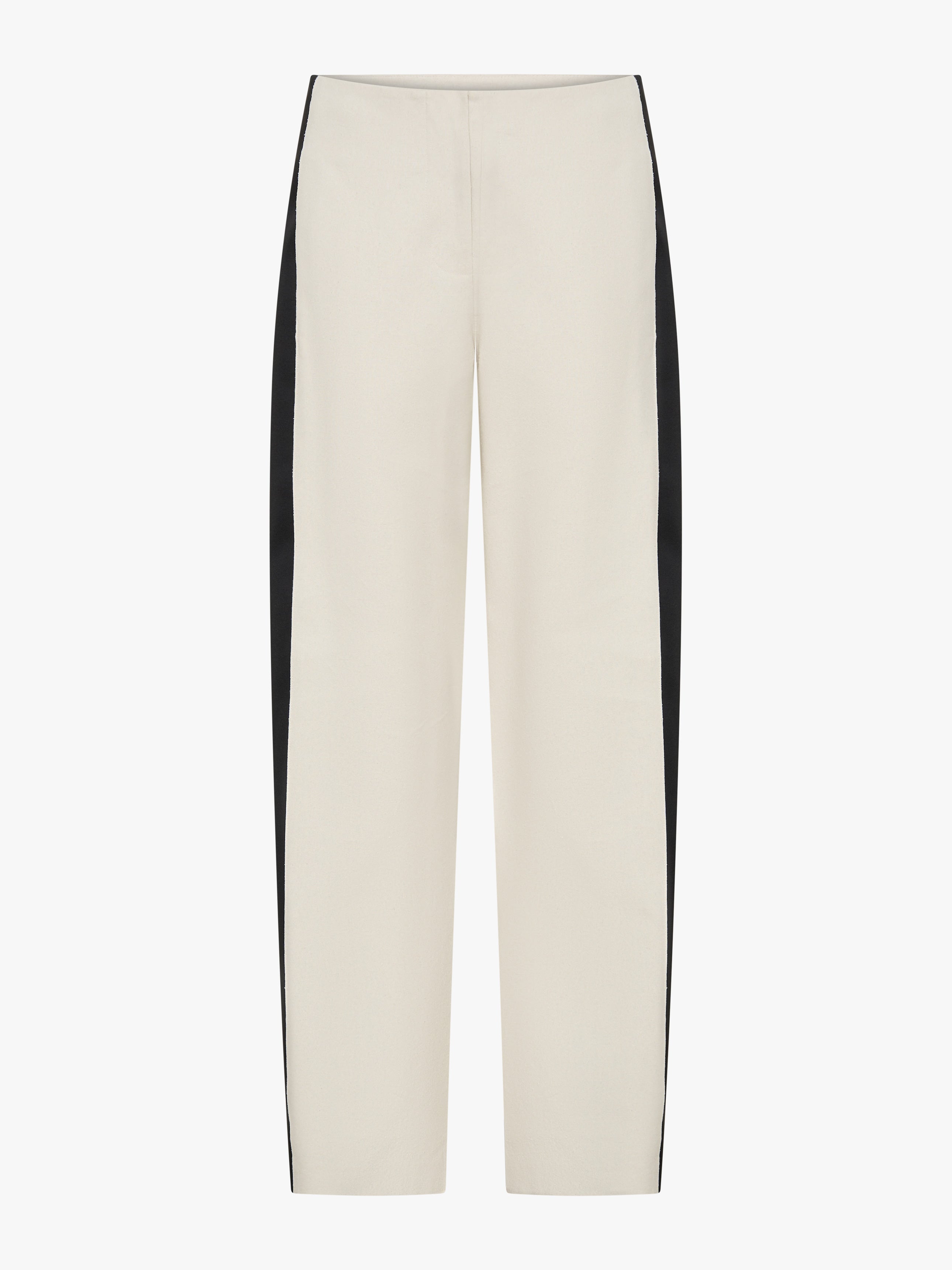 Tuxedo Contrast Silk Trouser