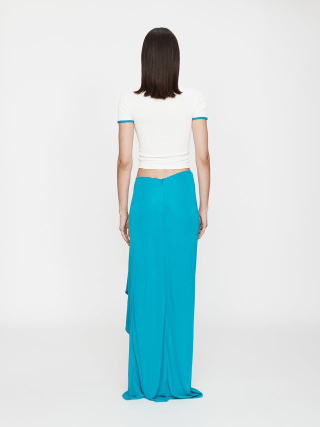 Ruched Crescent Skirt