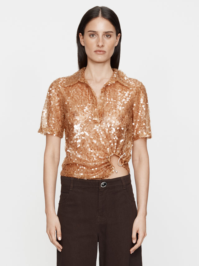 Illuminate Sequin Polo
